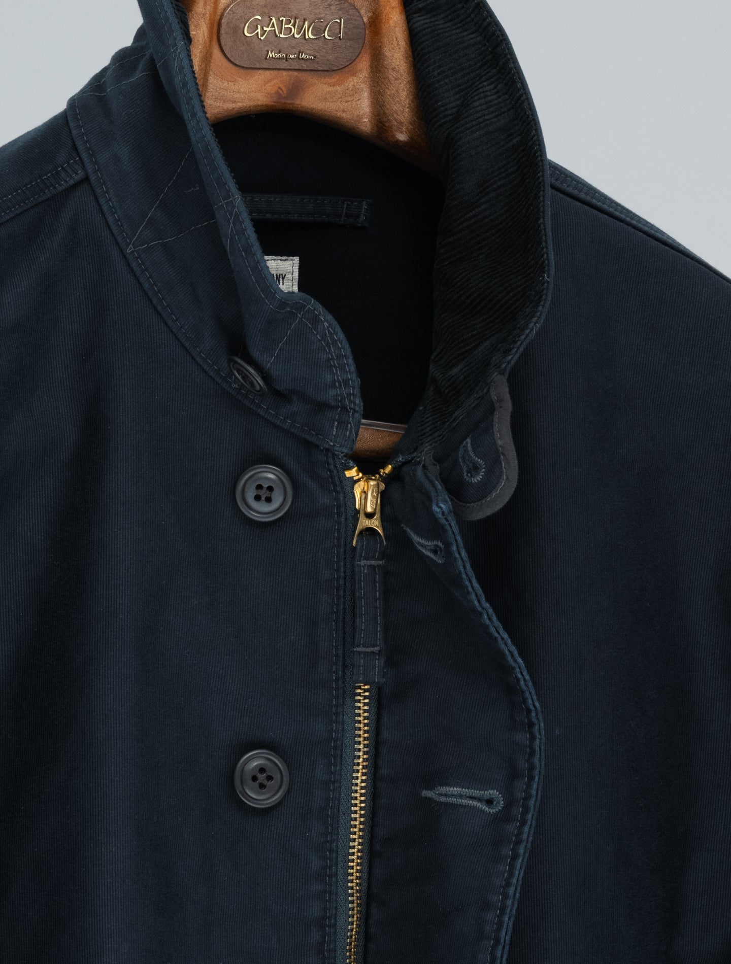 Corduroy - Collar Cotton Deck Jacket Dark Navy RRL Outerwear S