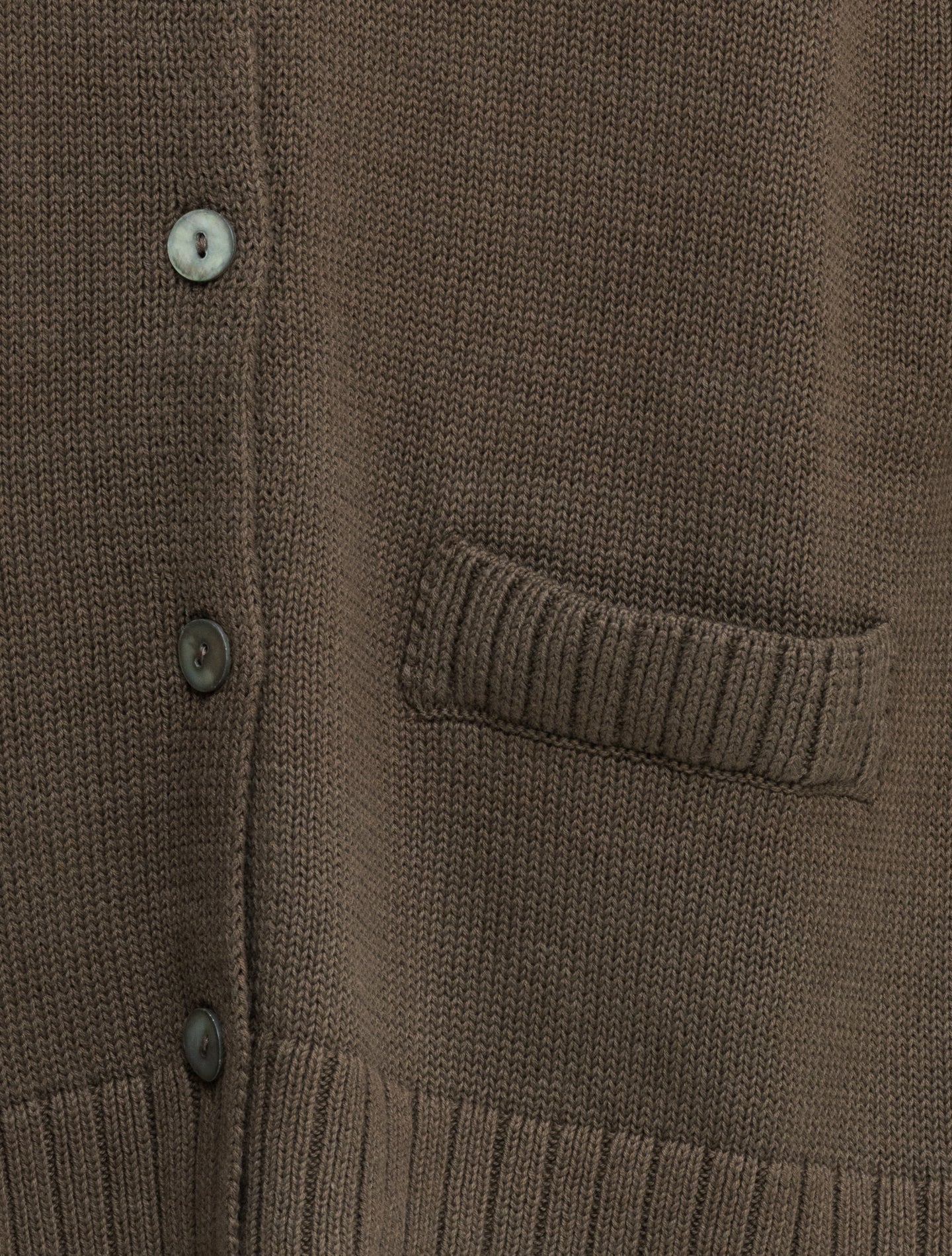 Cotton Cardigan Brown Morgano Knitwear IT 40