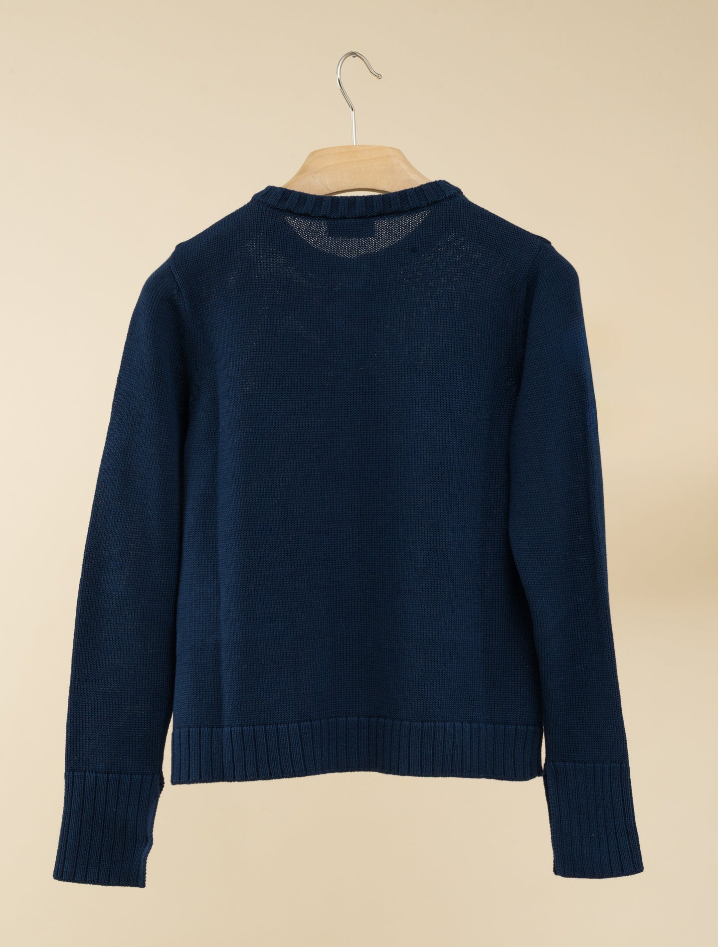 Cotton Cardigan Navy Morgano Knitwear IT 40