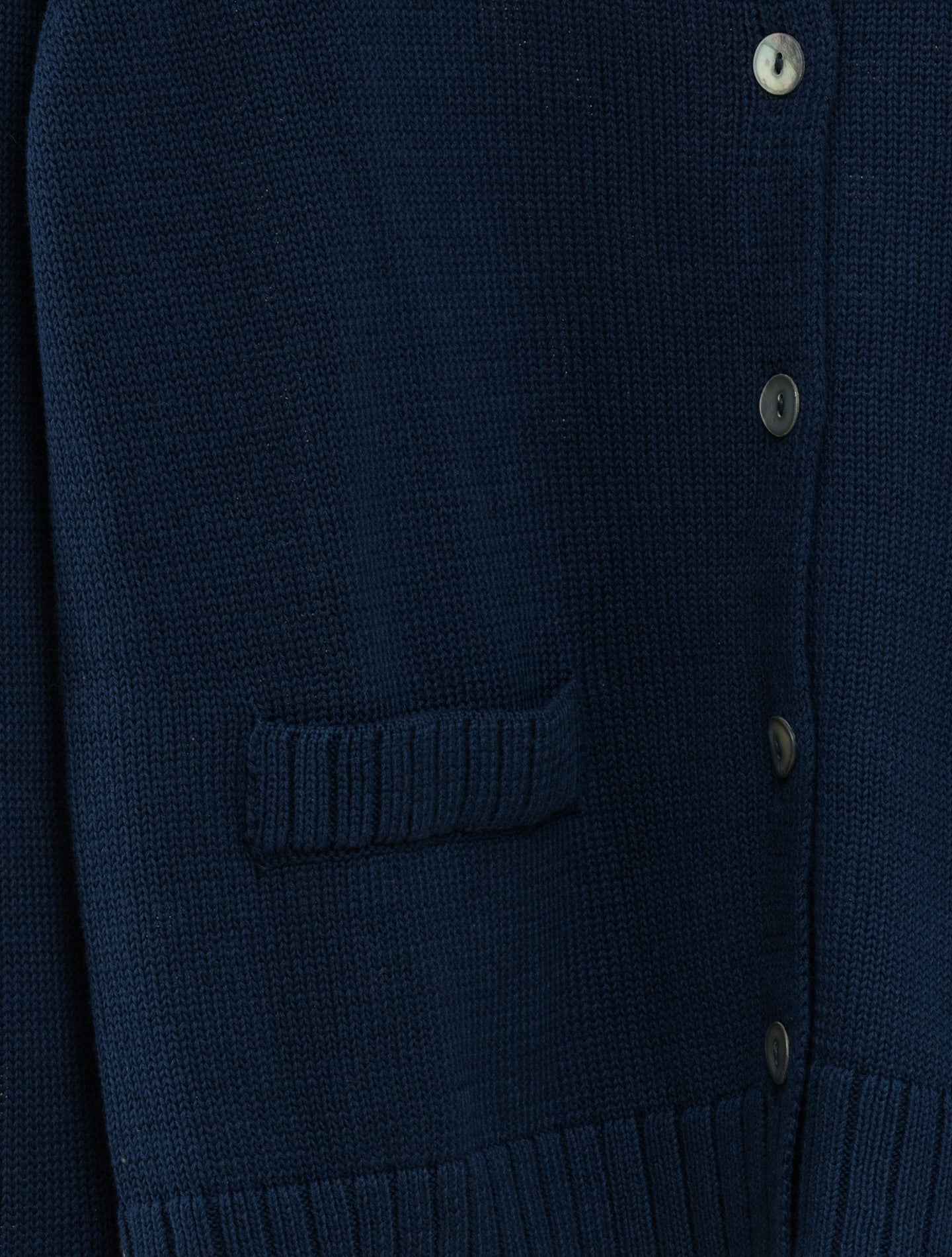 Cotton Cardigan Navy Morgano Knitwear IT 40