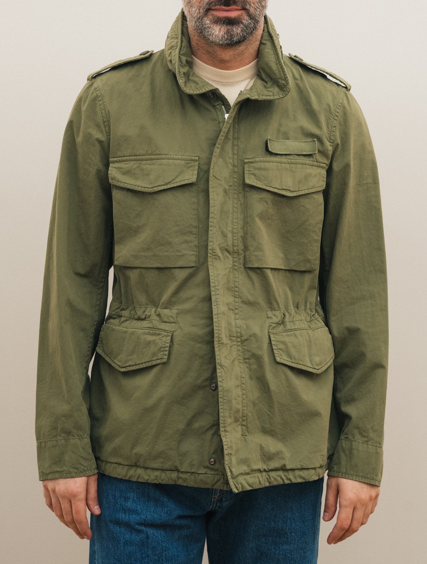 Cotton Minifield Jacket Military Aspesi Outerwear S