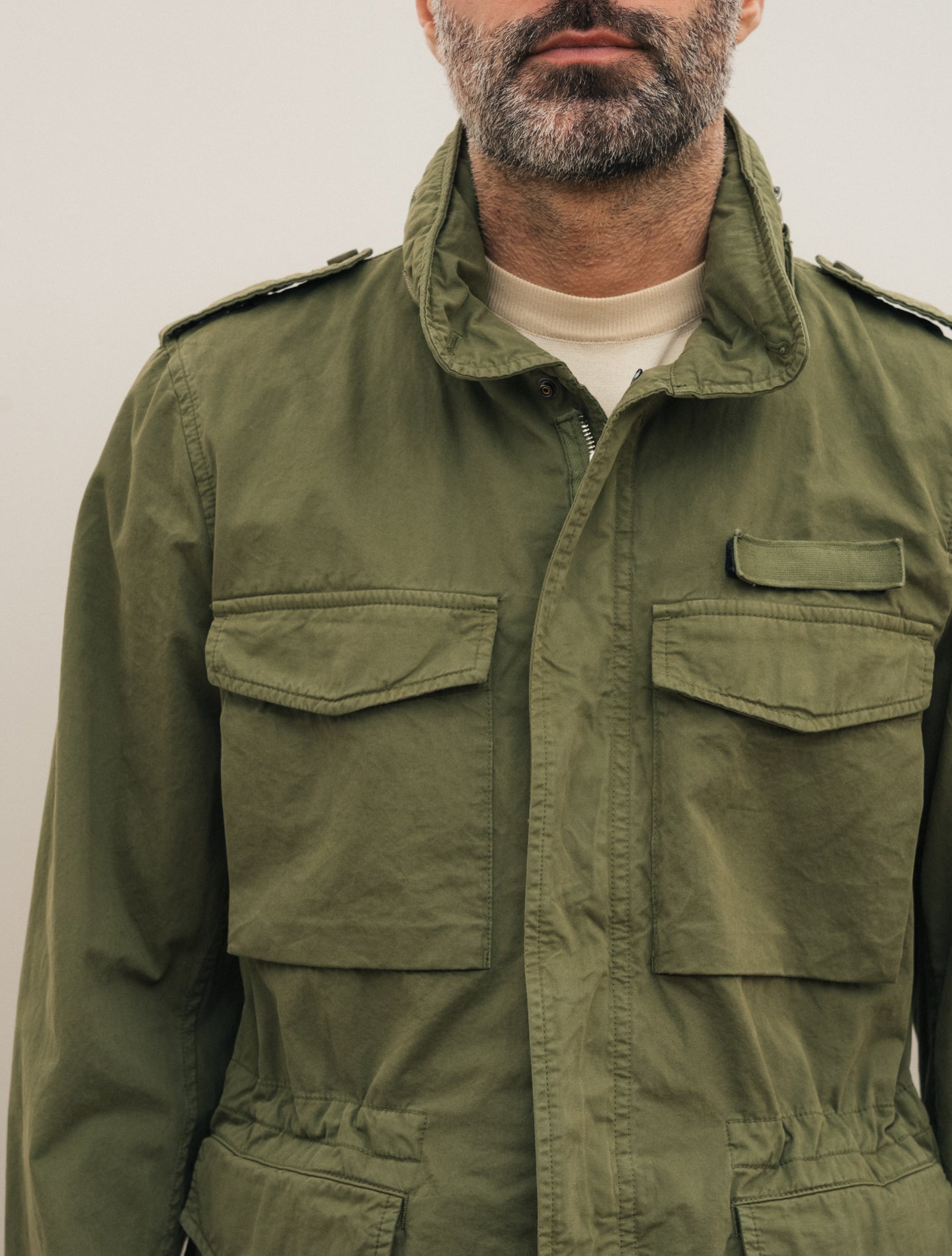 Cotton Minifield Jacket Military Aspesi Outerwear S