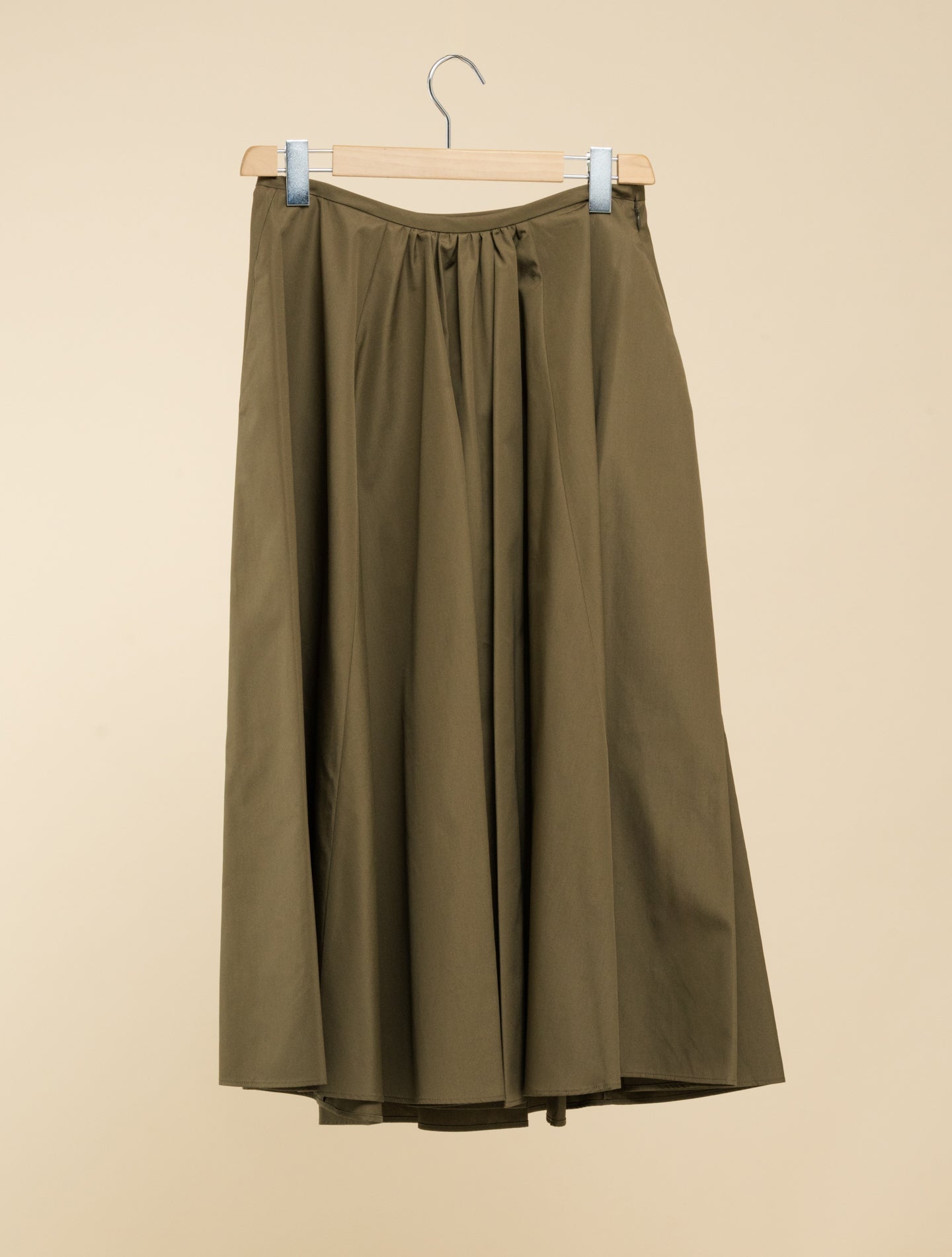 Cotton Poplin Skirt Military Aspesi Skirts IT 38