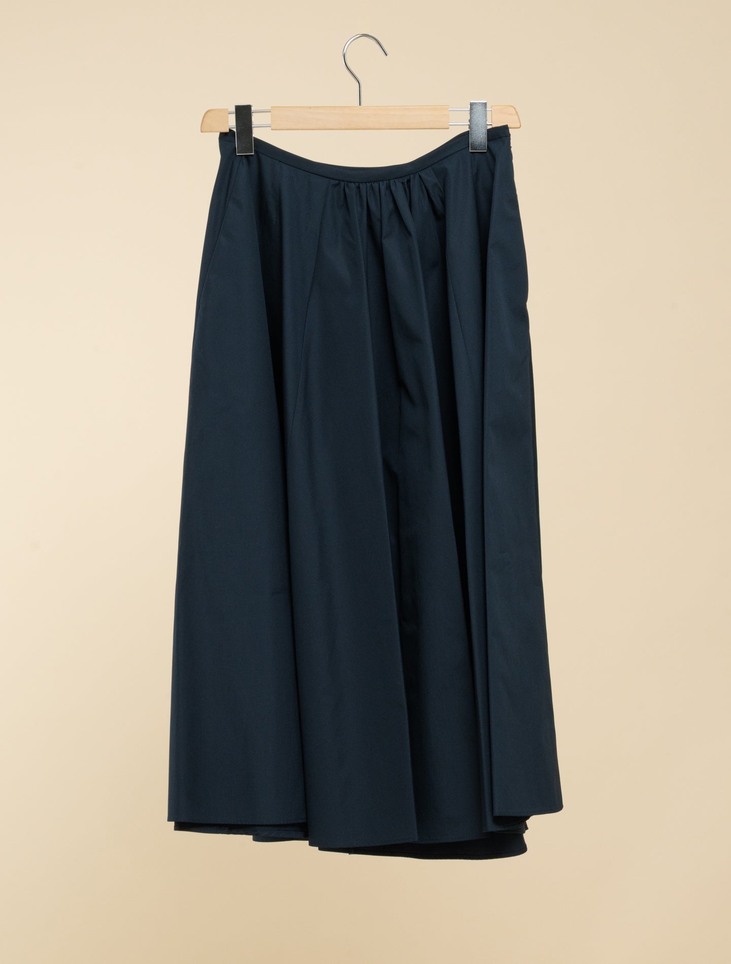 Cotton Poplin Skirt Navy Aspesi Skirts IT 38