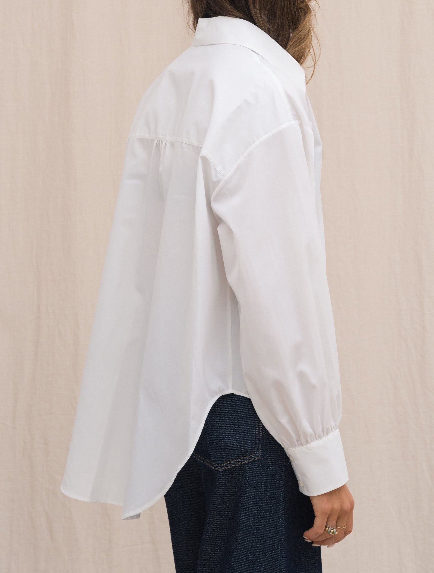 Cotton Shirt w. Pocket White Aspesi Shirts 38