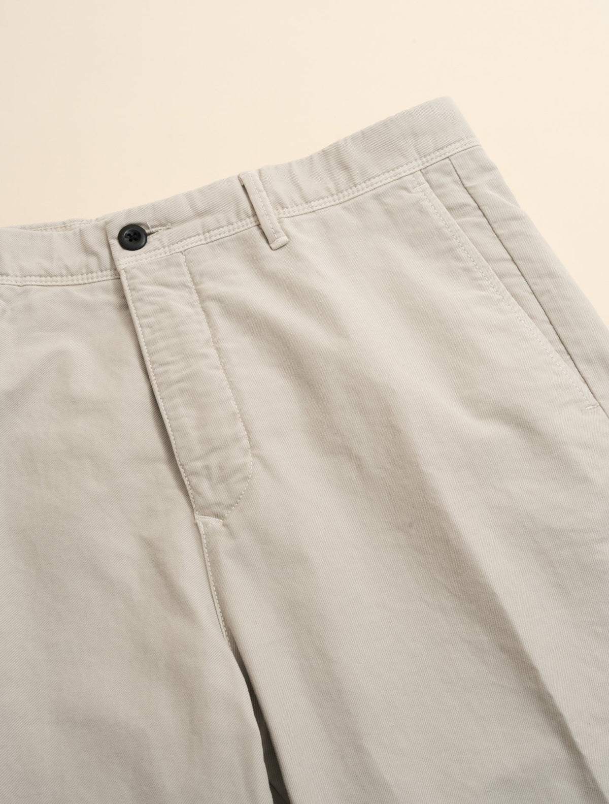 Cotton Tricochino Regular Fit Slacks Putty Incotex Trousers 30