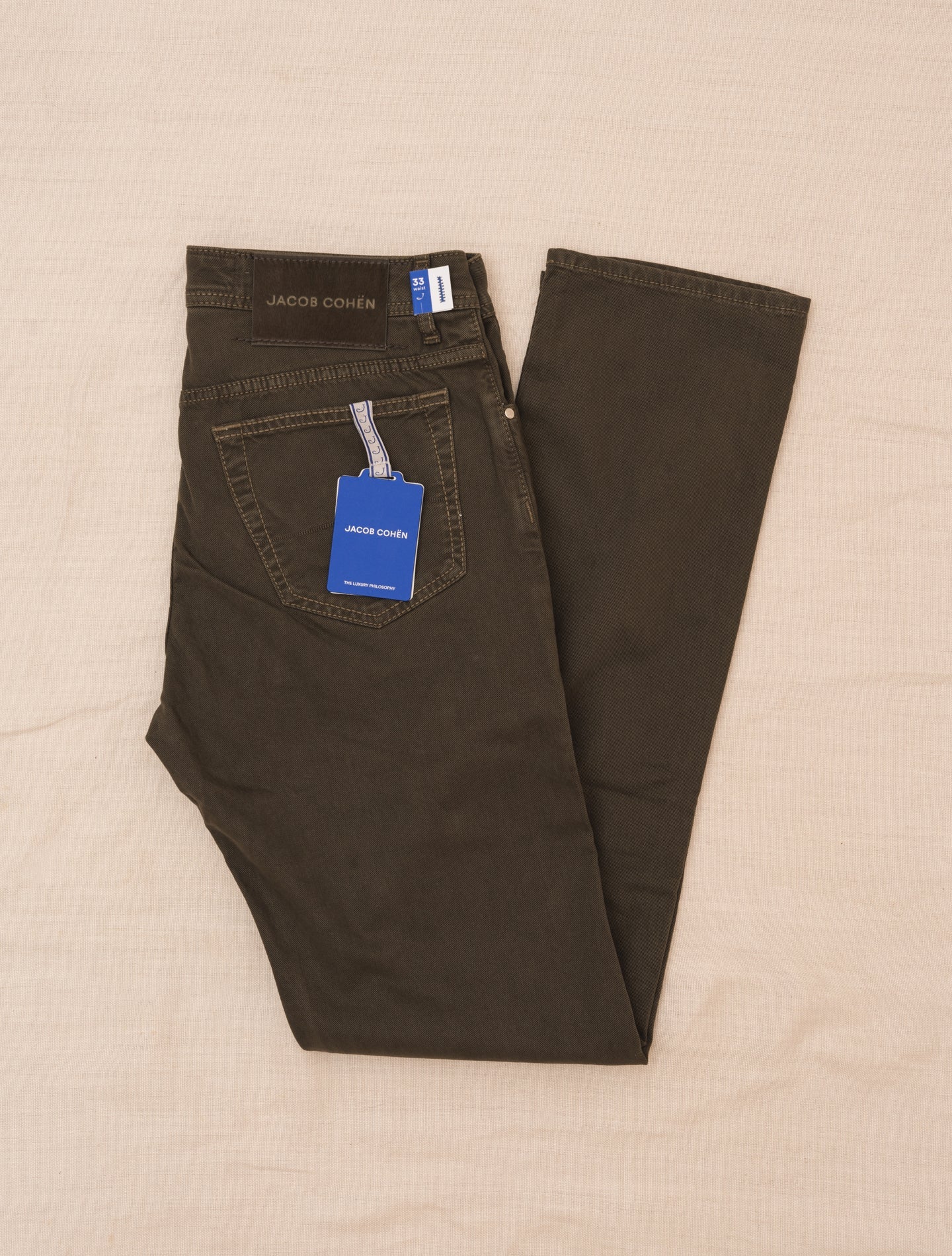 Cotton Twill Bard 688 Five Pocket Brown Jacob Cohën Jeans Gabucci