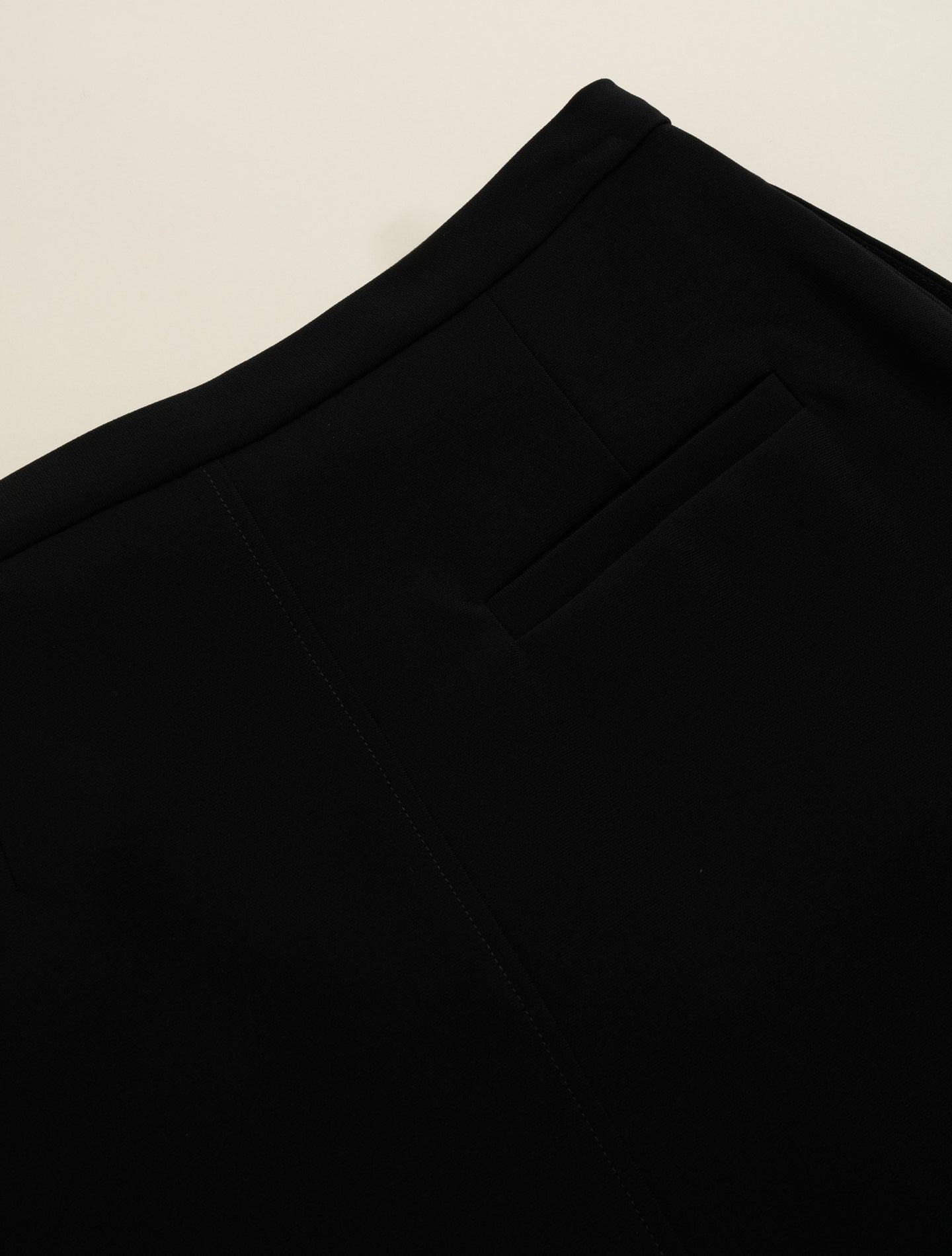 Crepe Cady Skirt Black Aspesi Skirts IT 38
