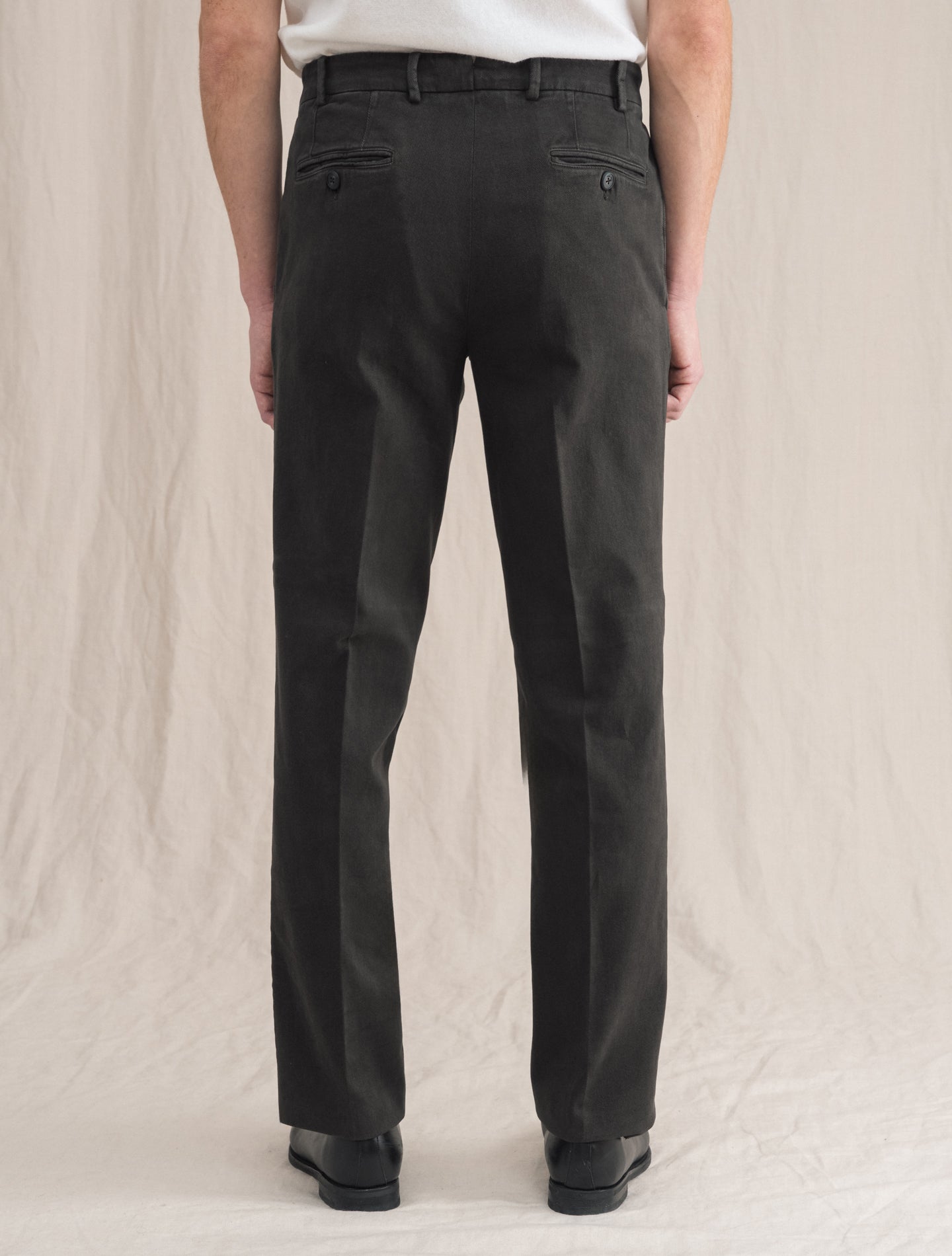 Dallast Cotton Twill Trousers Brown | Gabucci