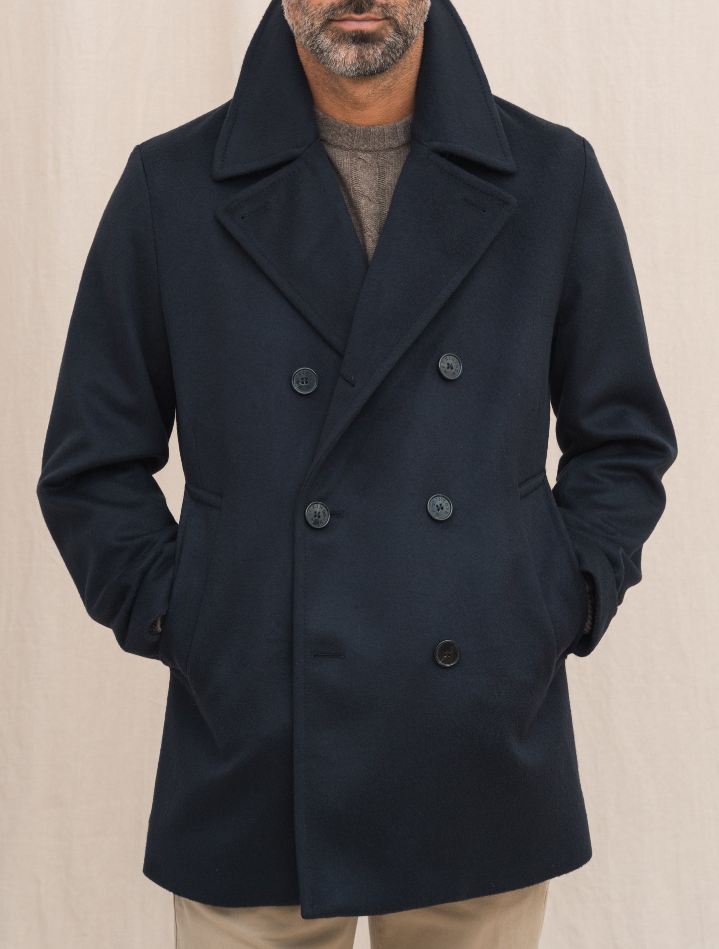Dalton Wool Peacoat Navy Mackintosh Outerwear 36/S