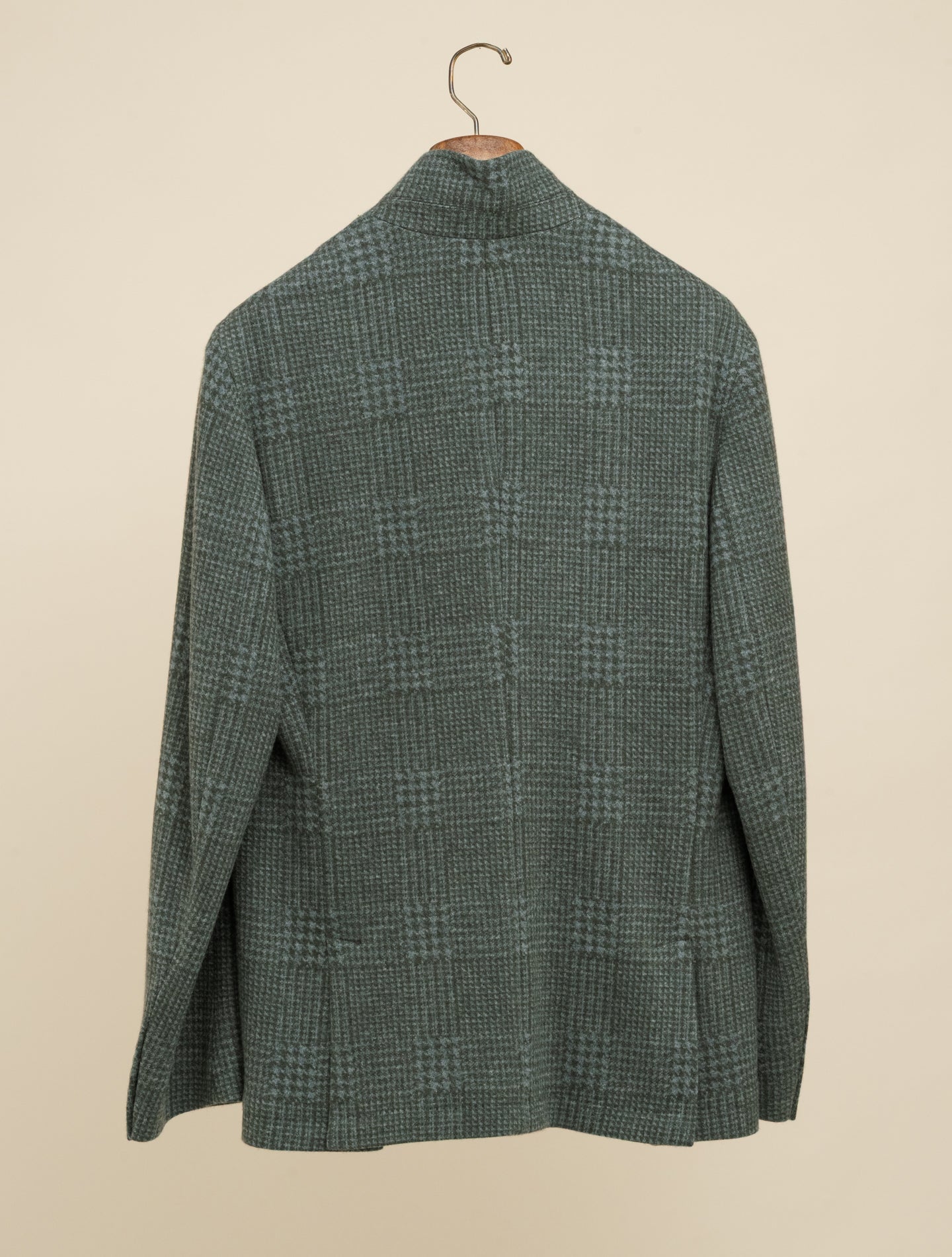 Damon Pattern Double Cashmere Jacket Green Fedeli Jackets 50
