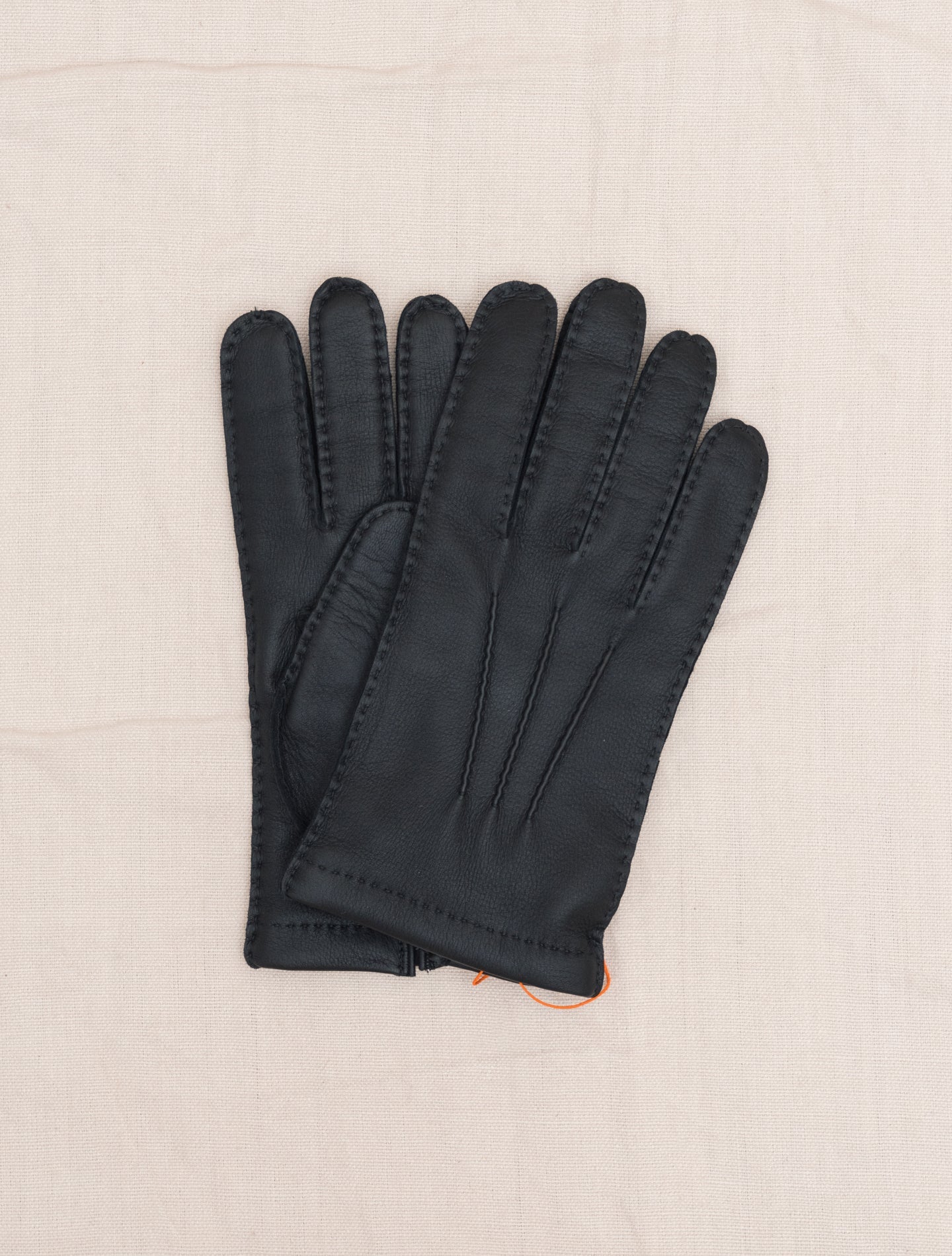 Deerskin Gloves Black Mario Portolano Gloves 8