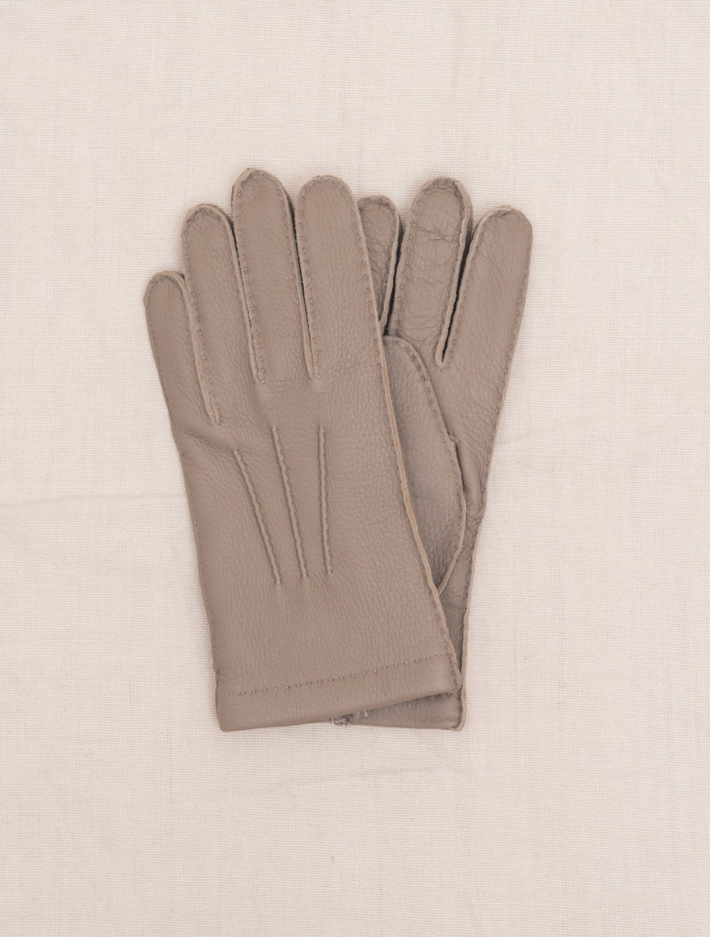 Deerskin Gloves Taupe Mario Portolano Gloves Gabucci