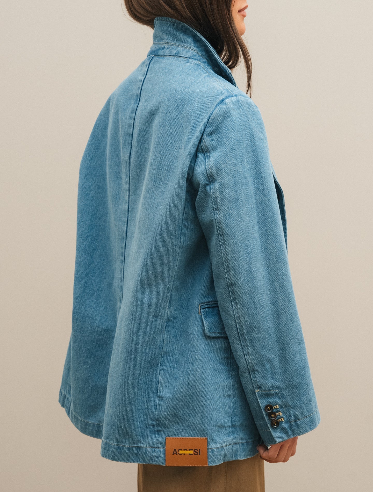 Denim Jacket Light Denim Aspesi Outerwear XS