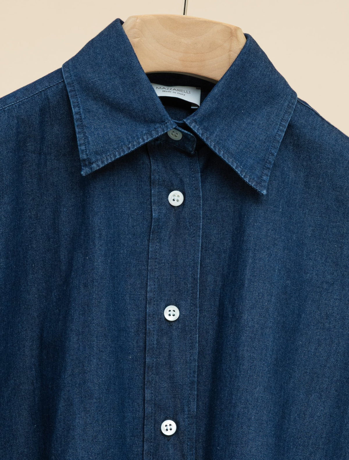 Denim Shirt Dark Mazzarelli Shirts IT 36