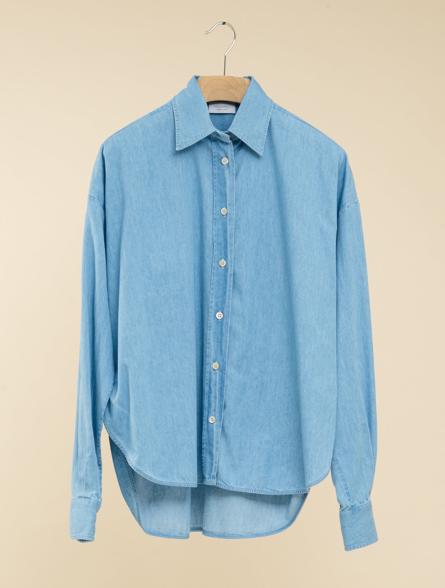 Denim Shirt Light Mazzarelli Shirts IT 36