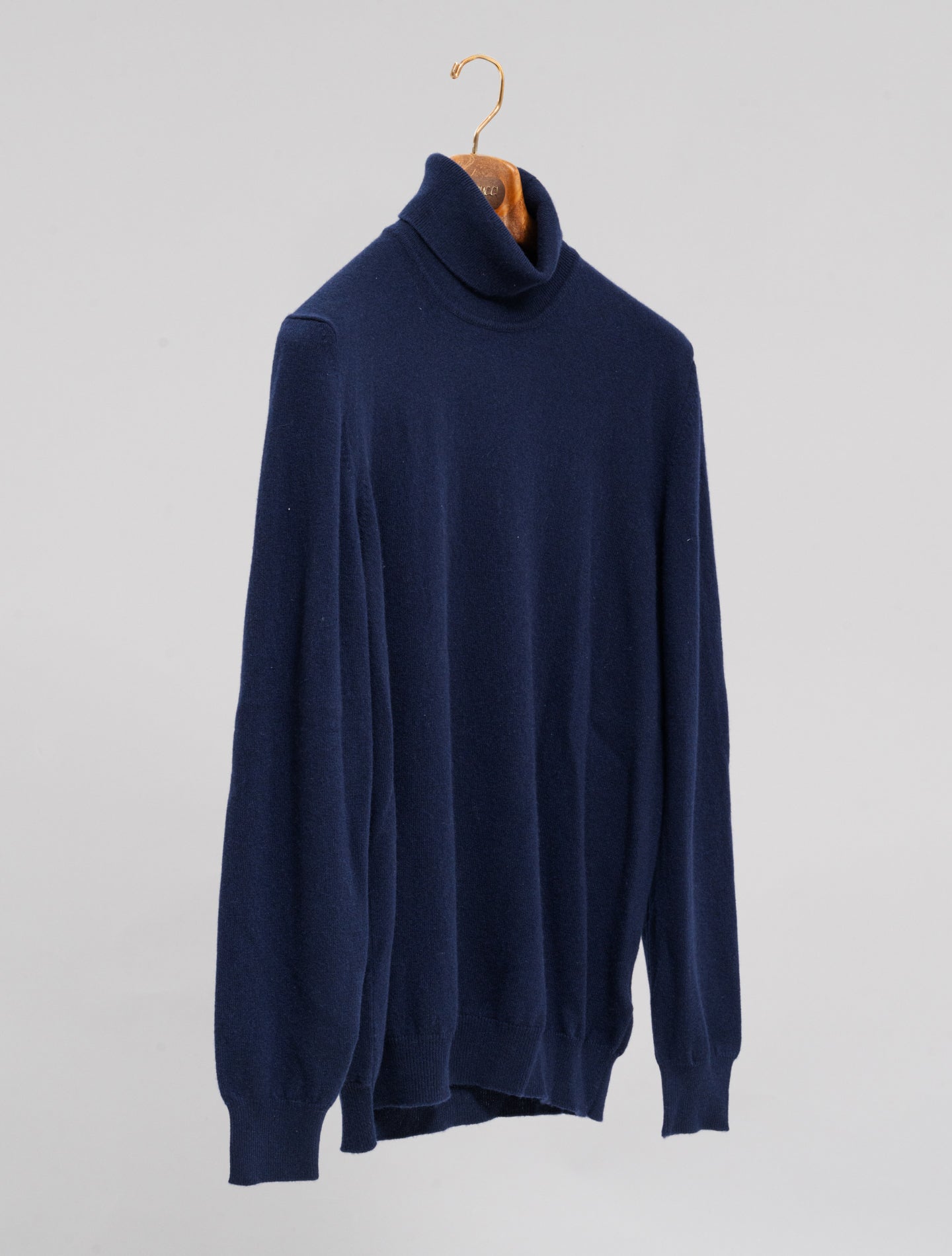 Derby Baby Cashmere Rollneck Navy Fedeli Knitwear 48