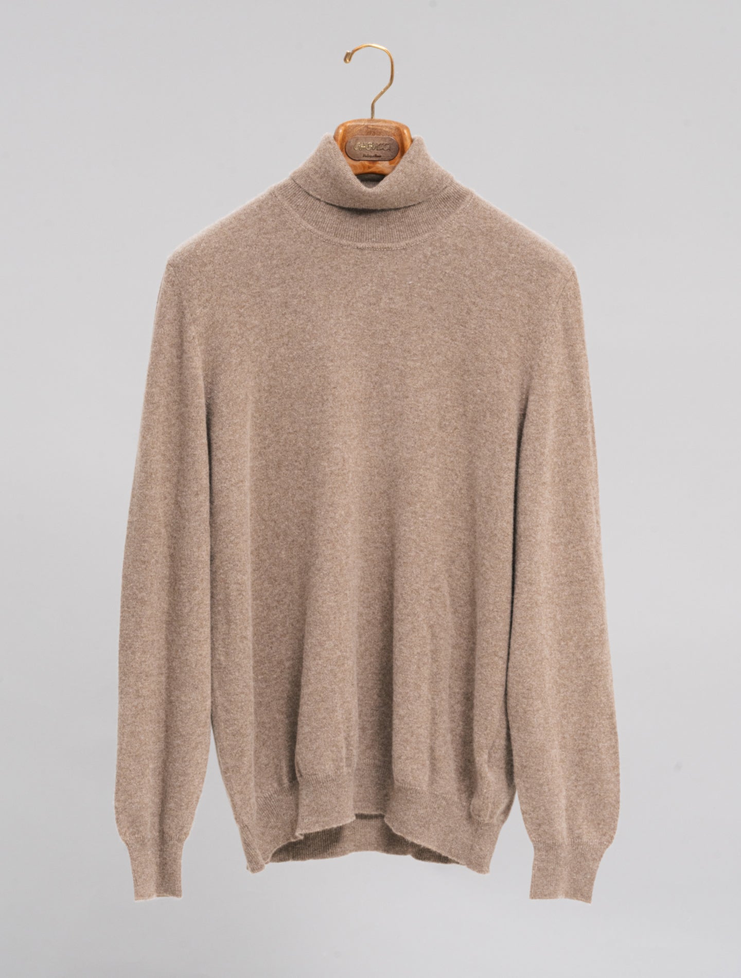 Derby Baby Cashmere Rollneck Taupe Fedeli Knitwear 48