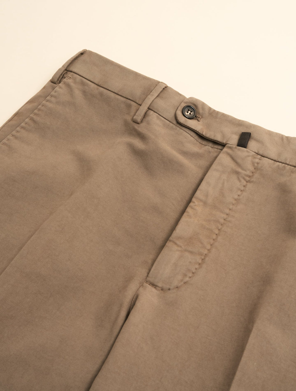 Doeskin Regular Fit Trousers Brown Incotex Trousers 46