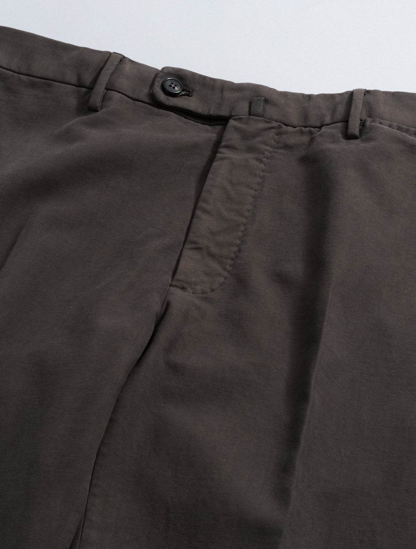 Doeskin Regular Fit Trousers Brown Incotex Trousers 46