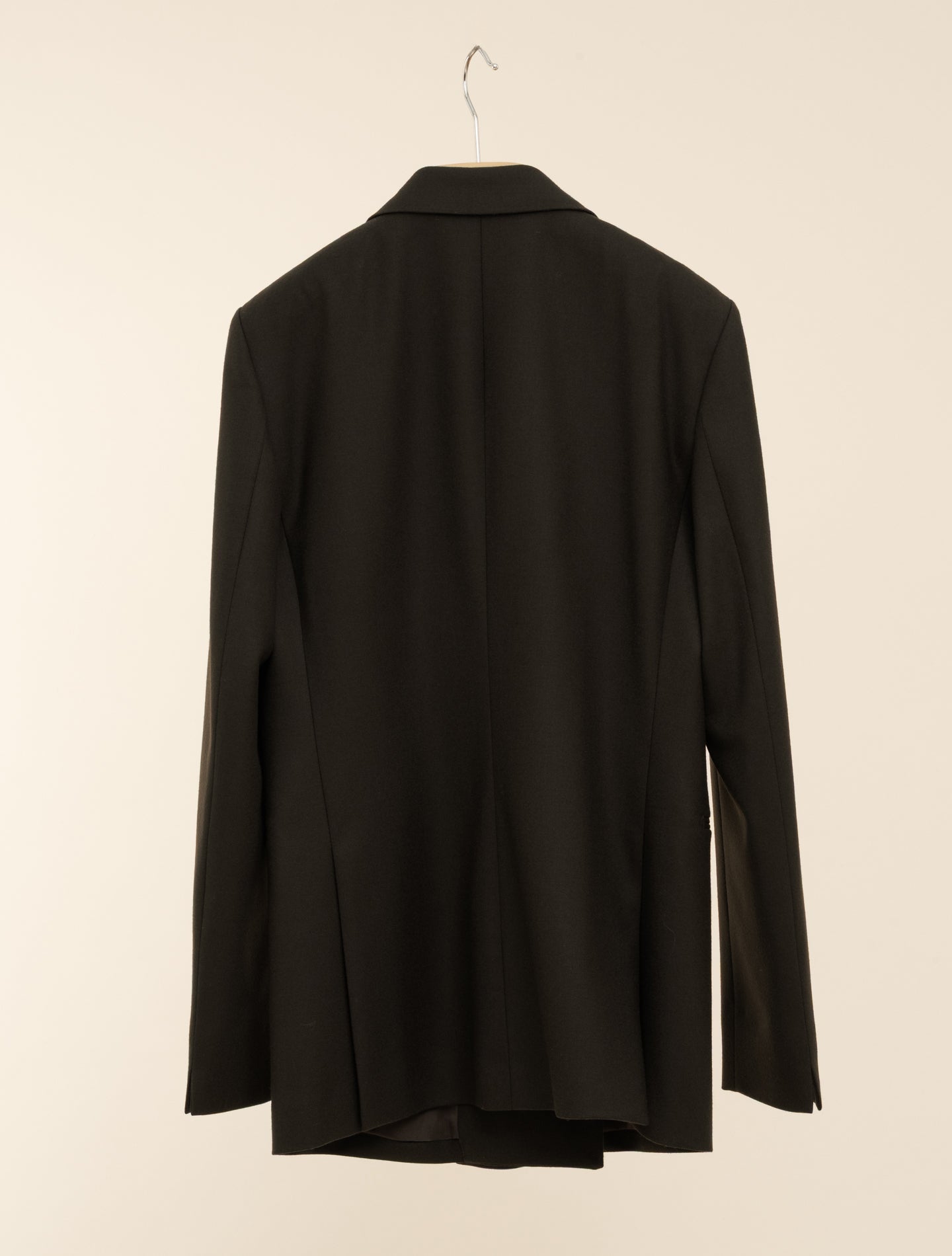 Double Breasted Wool Jacket Brown Lardini Jackets IT 40