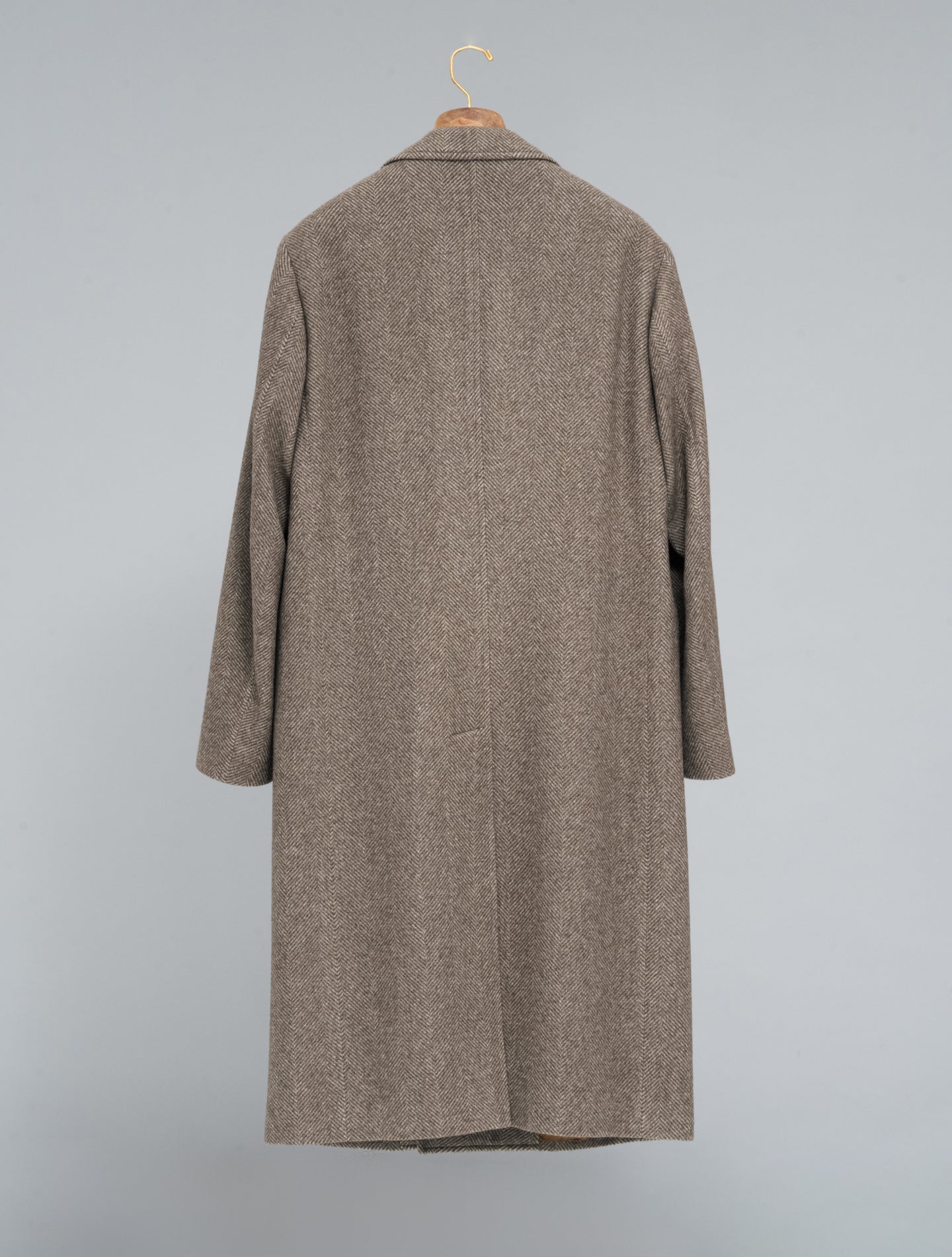 Double Breasted Yak Coat Brown Gigi Outerwear 48