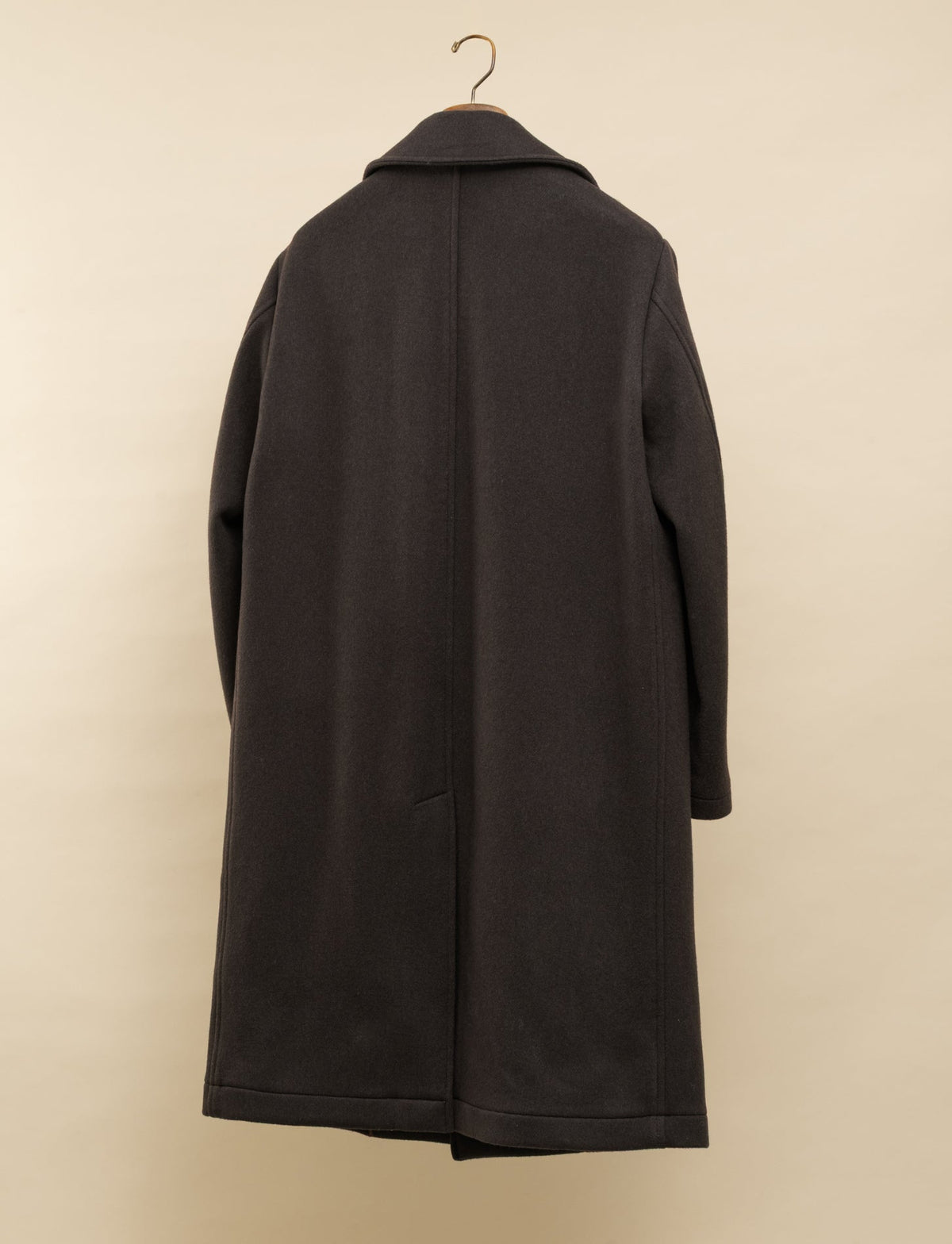 Double-Face Casmere Coat Brown Manto Outerwear 48