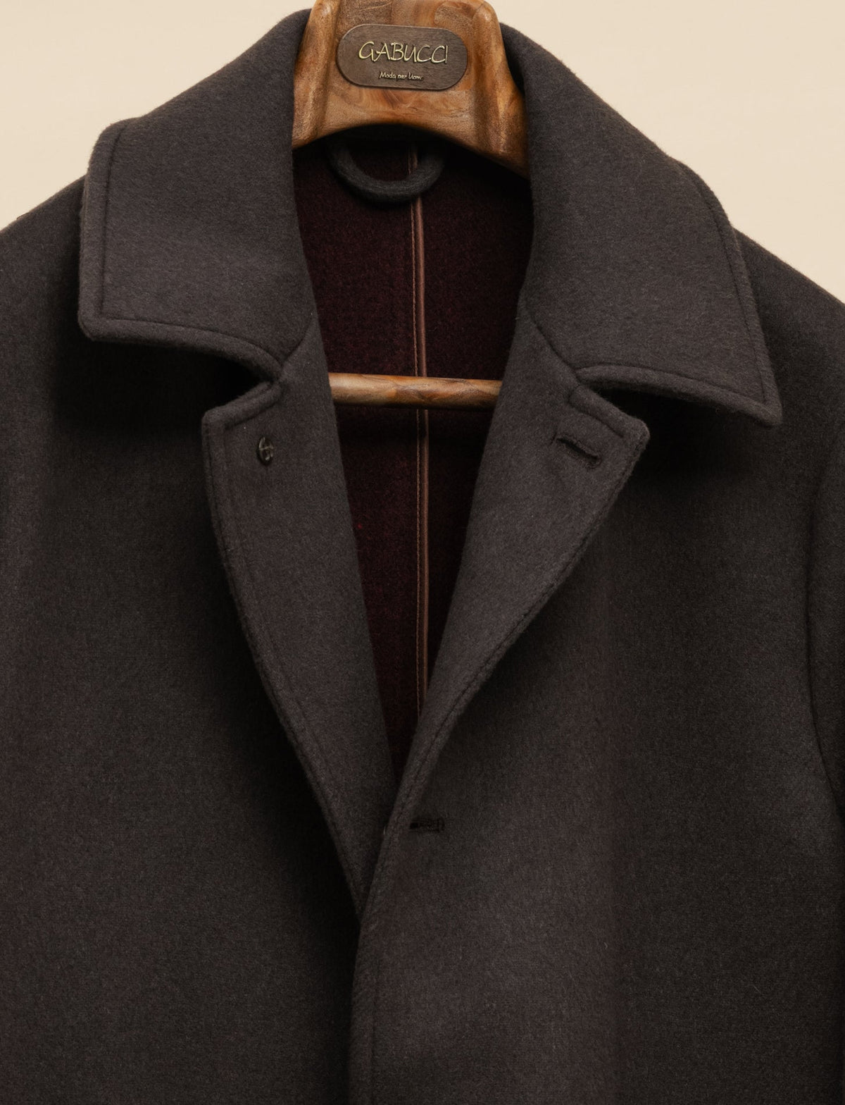 Double-Face Casmere Coat Brown Manto Outerwear 48