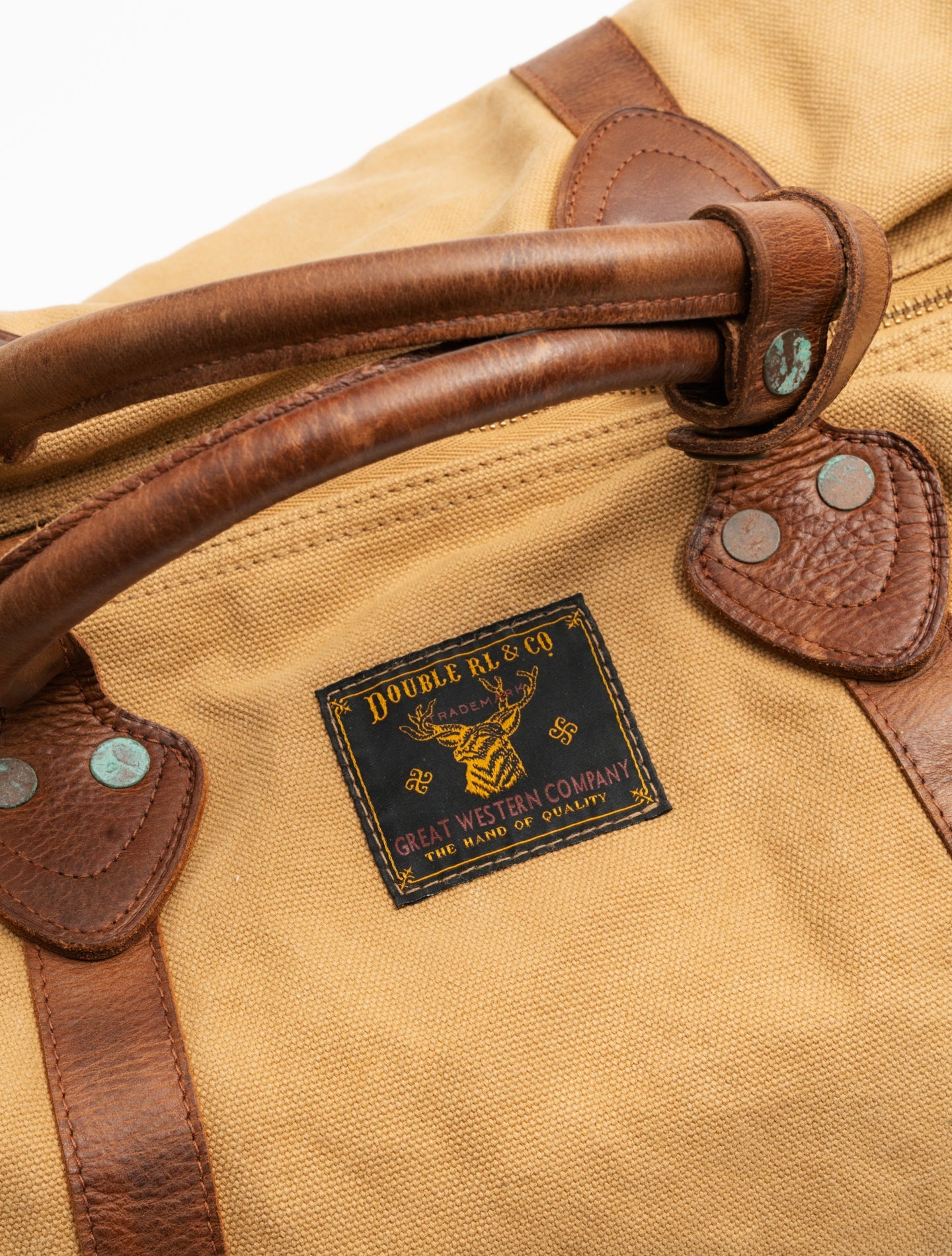 Douglas Duffle Bag Medium Khaki Brown RRL Bags One Size