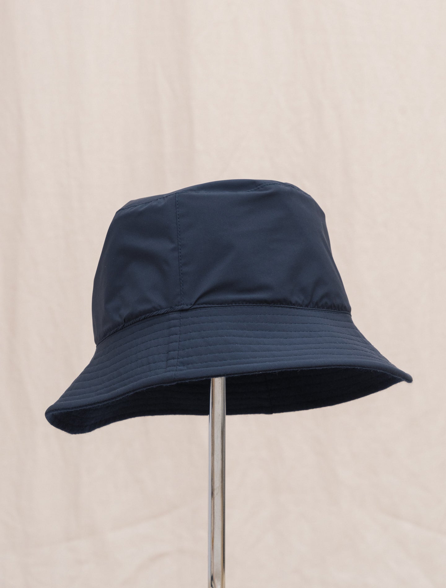 Dover Cashmere Rainstop Bucket Hat Navy Fedeli Hats M