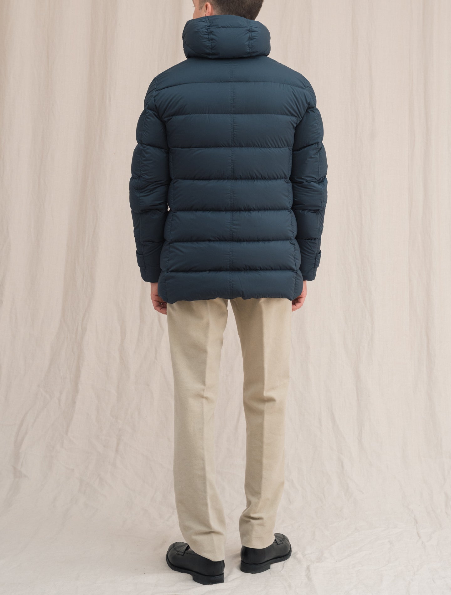 Down Padded Jacket Blue | Gabucci