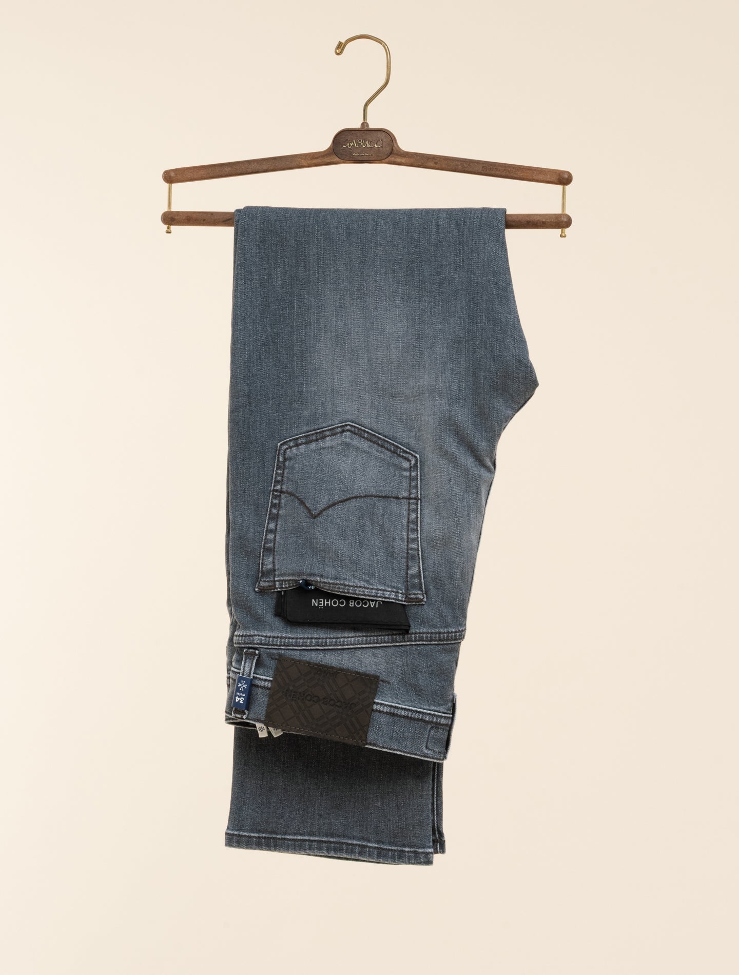 Edo Straight Fit Denim Jeans Grey Jacob Cohën Jeans 30