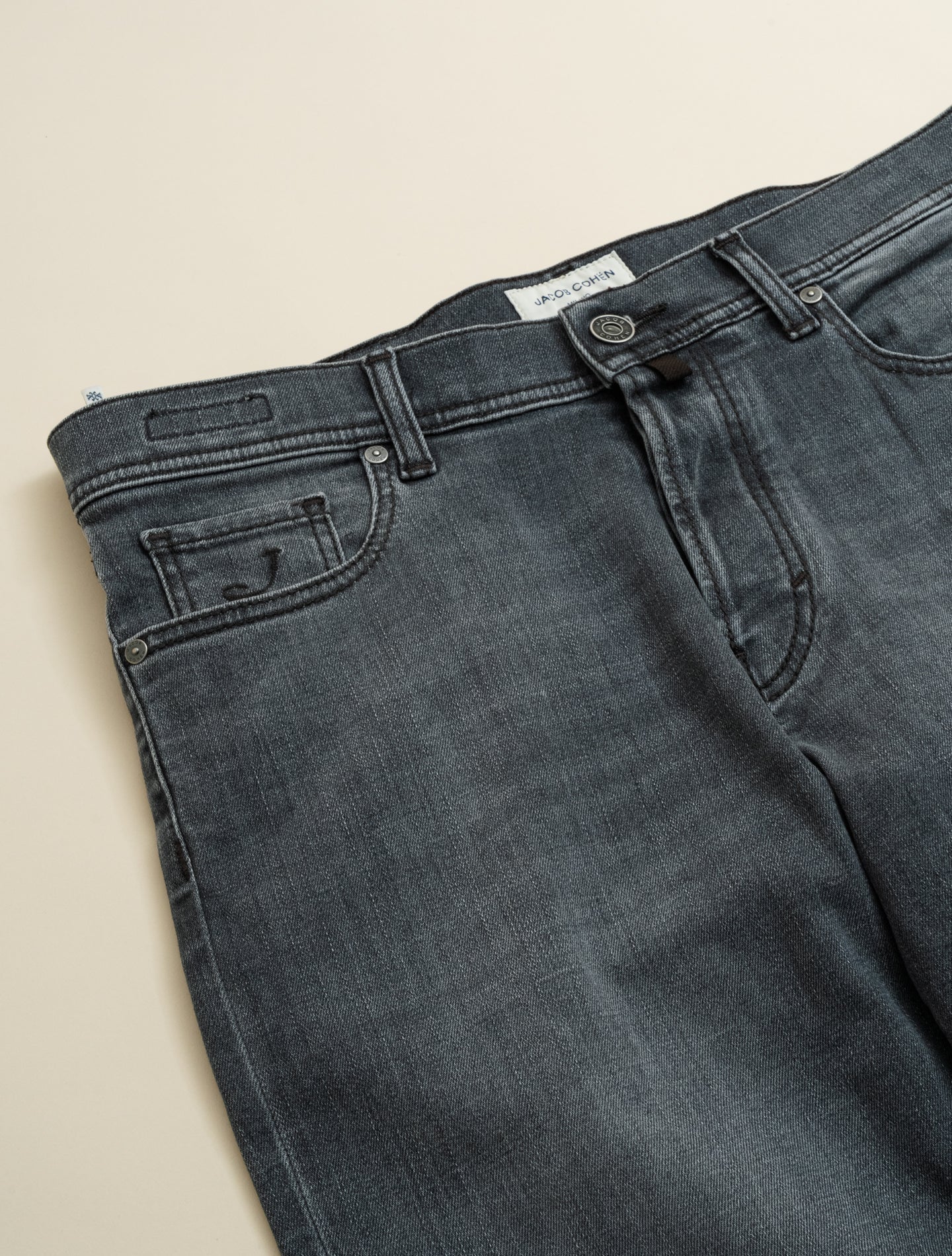 Edo Straight Fit Denim Jeans Grey Jacob Cohën Jeans 30