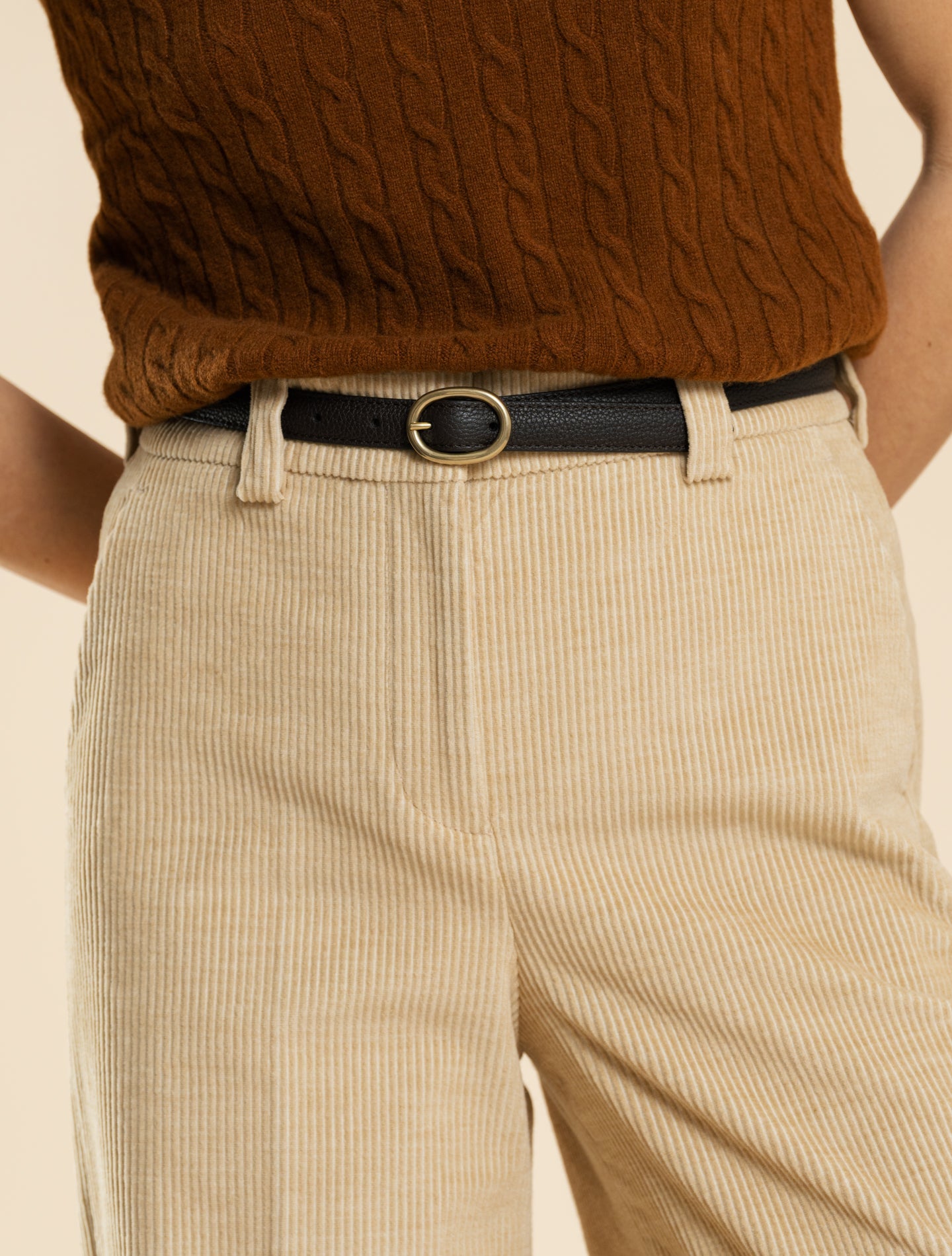 Epsom Grain Leather Belt Black Andersons Belts 65