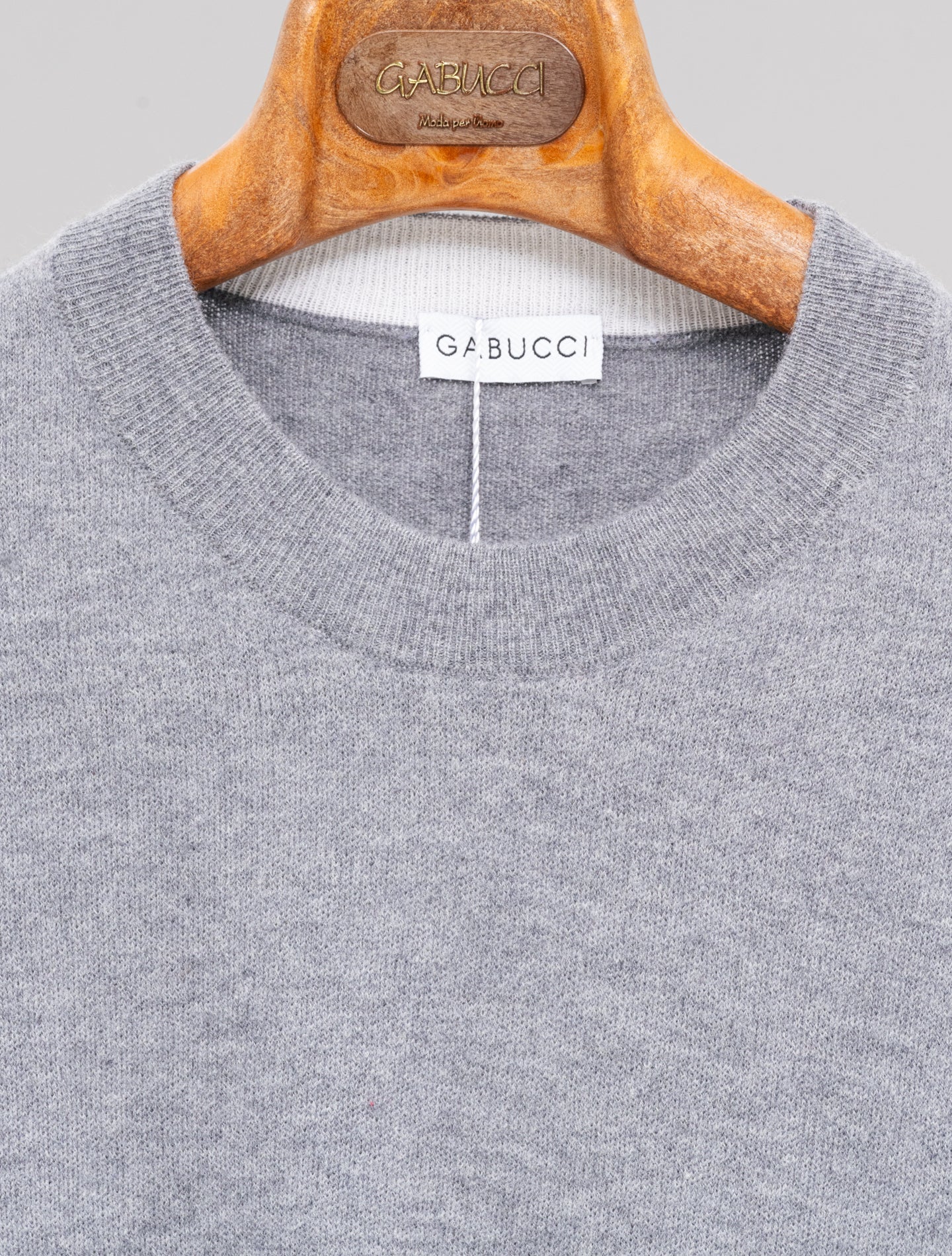 Flair Wool Cosy Fit Sweater Grey Gabucci Knitwear 48