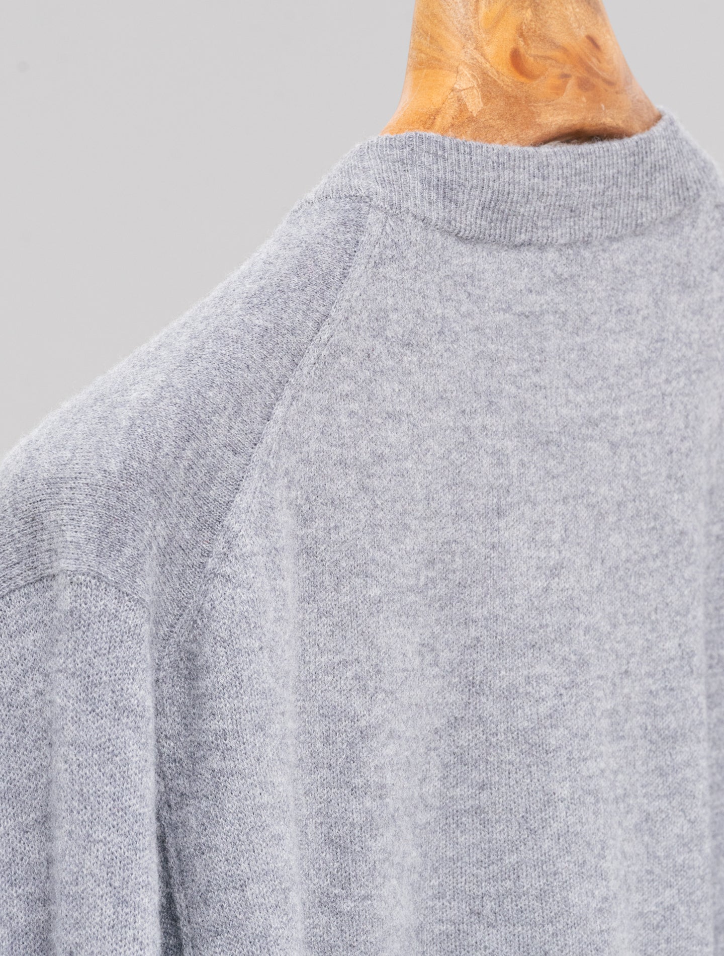 Flair Wool Cosy Fit Sweater Grey Gabucci Knitwear 48