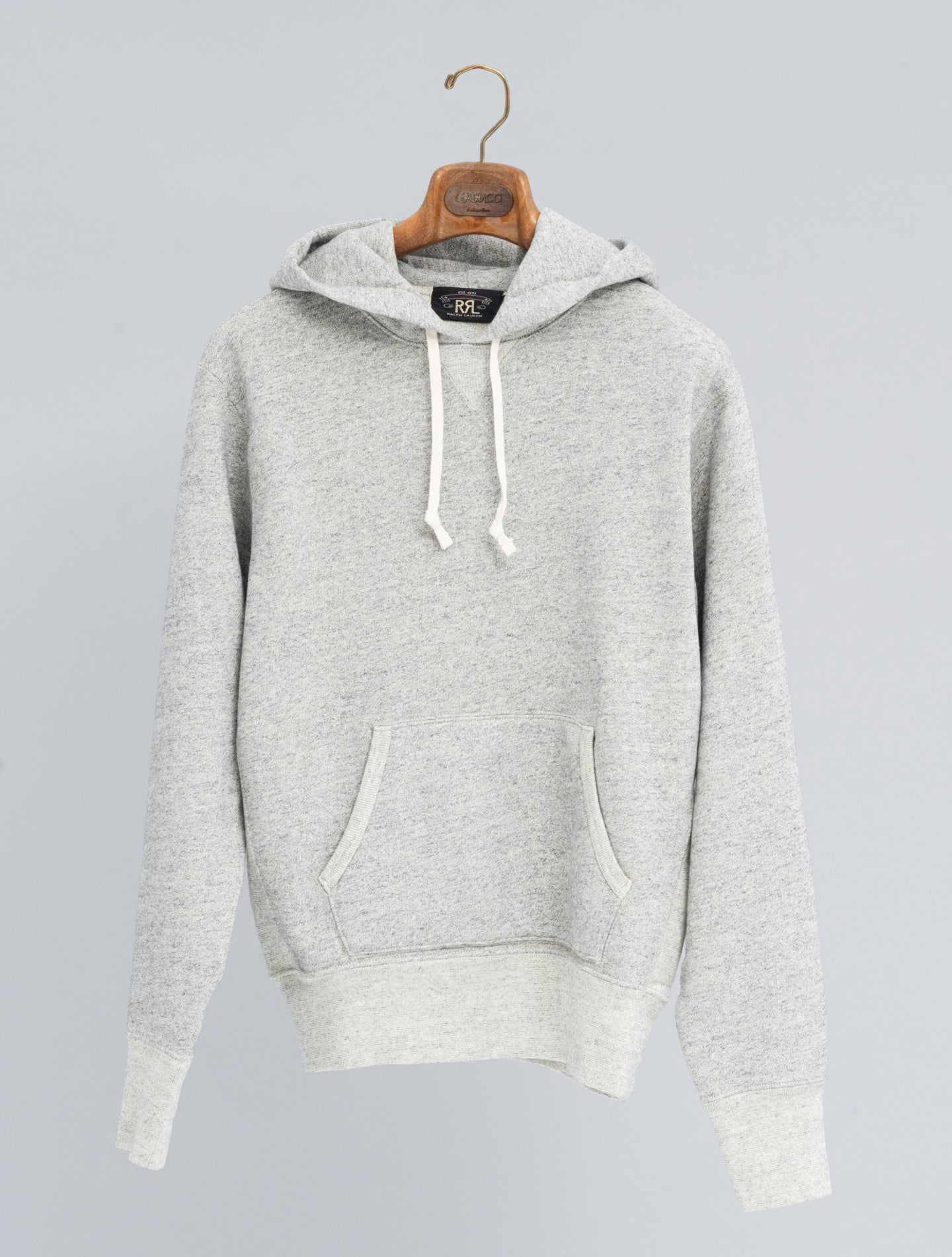 Fleece Hoodie Athletic Grey Heather RRL Knitwear S