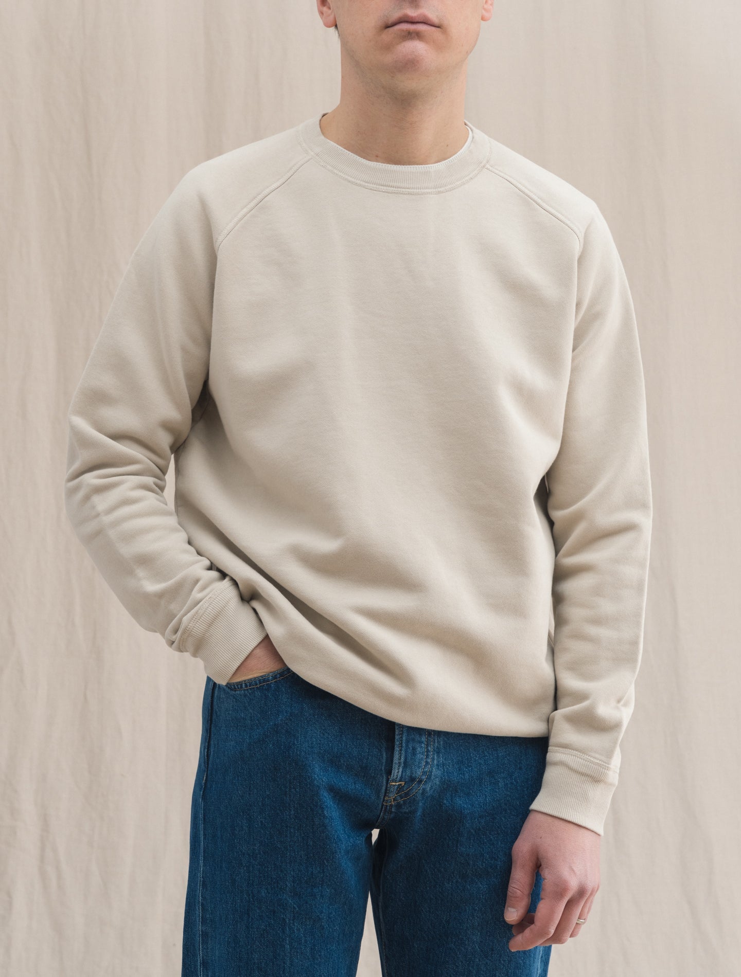 Freesport Cotton Raglan Sweater Calce Massimo Alba Knitwear XS