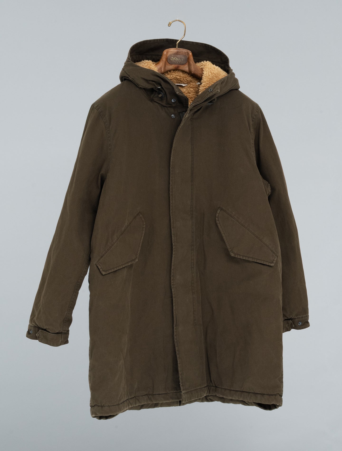 Fuller Teddy Lined Parka Military Aspesi Outerwear S