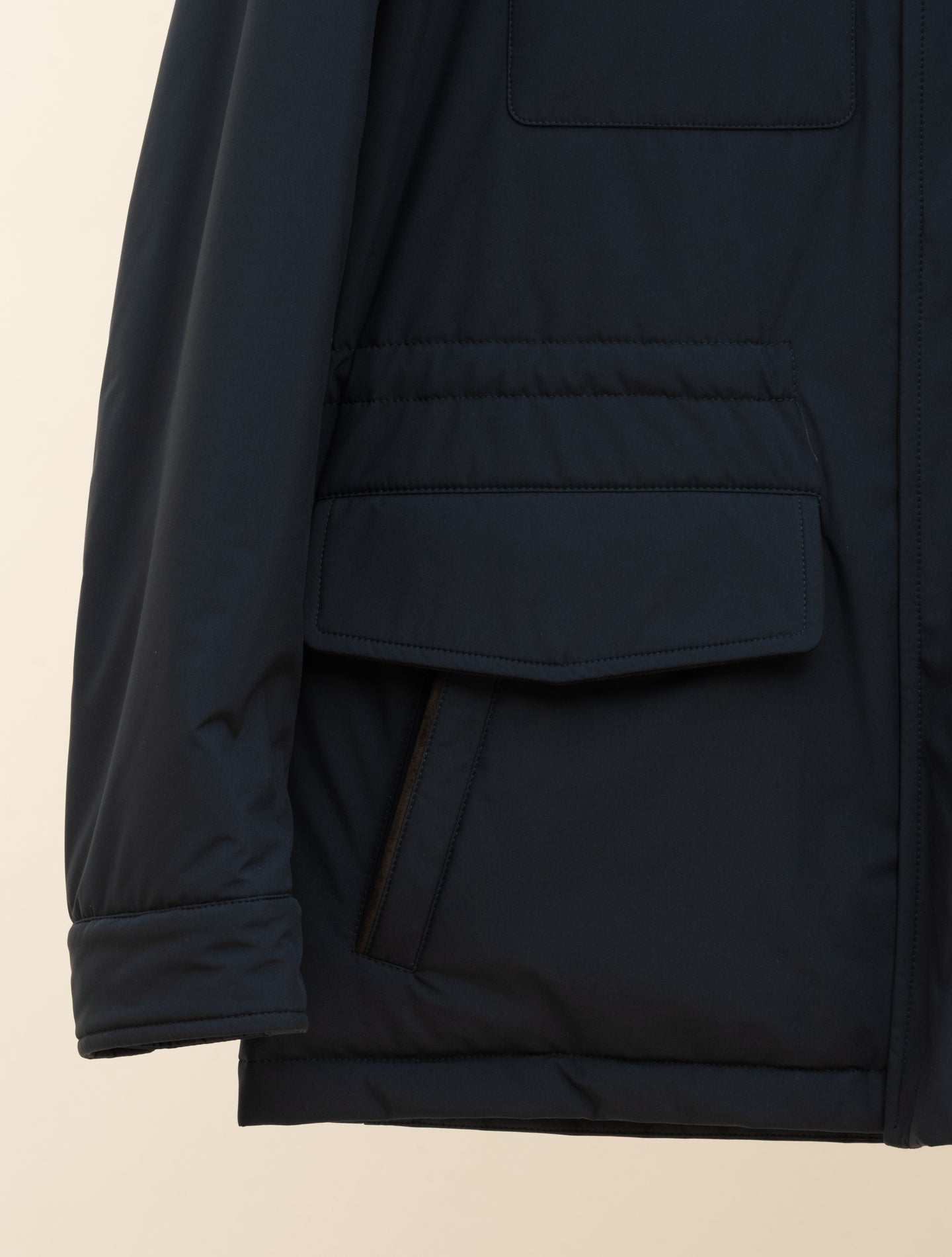 Gardo Rainstop Field Jacket Navy Fedeli Outerwear 48