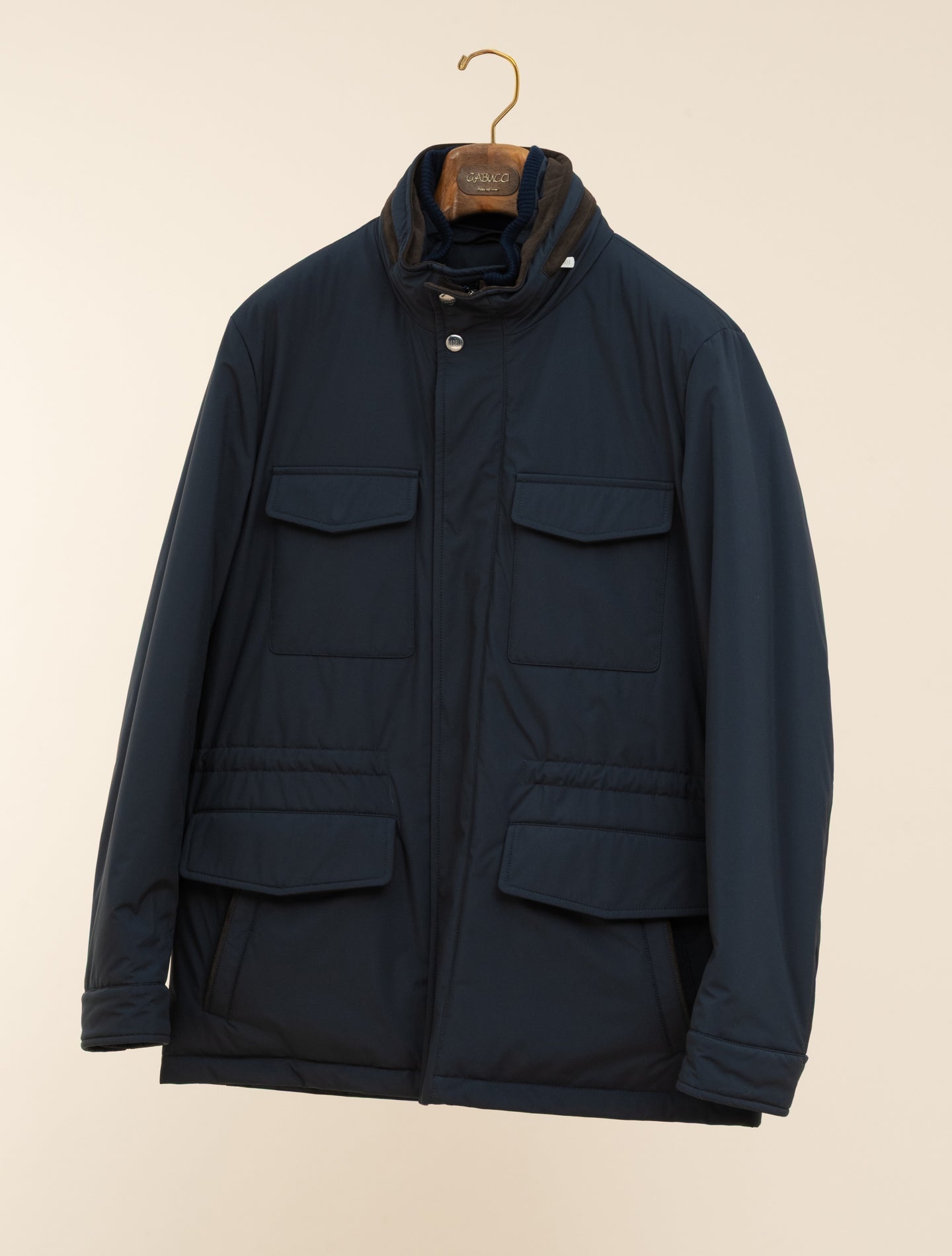 Gardo Rainstop Field Jacket Navy Fedeli Outerwear 48