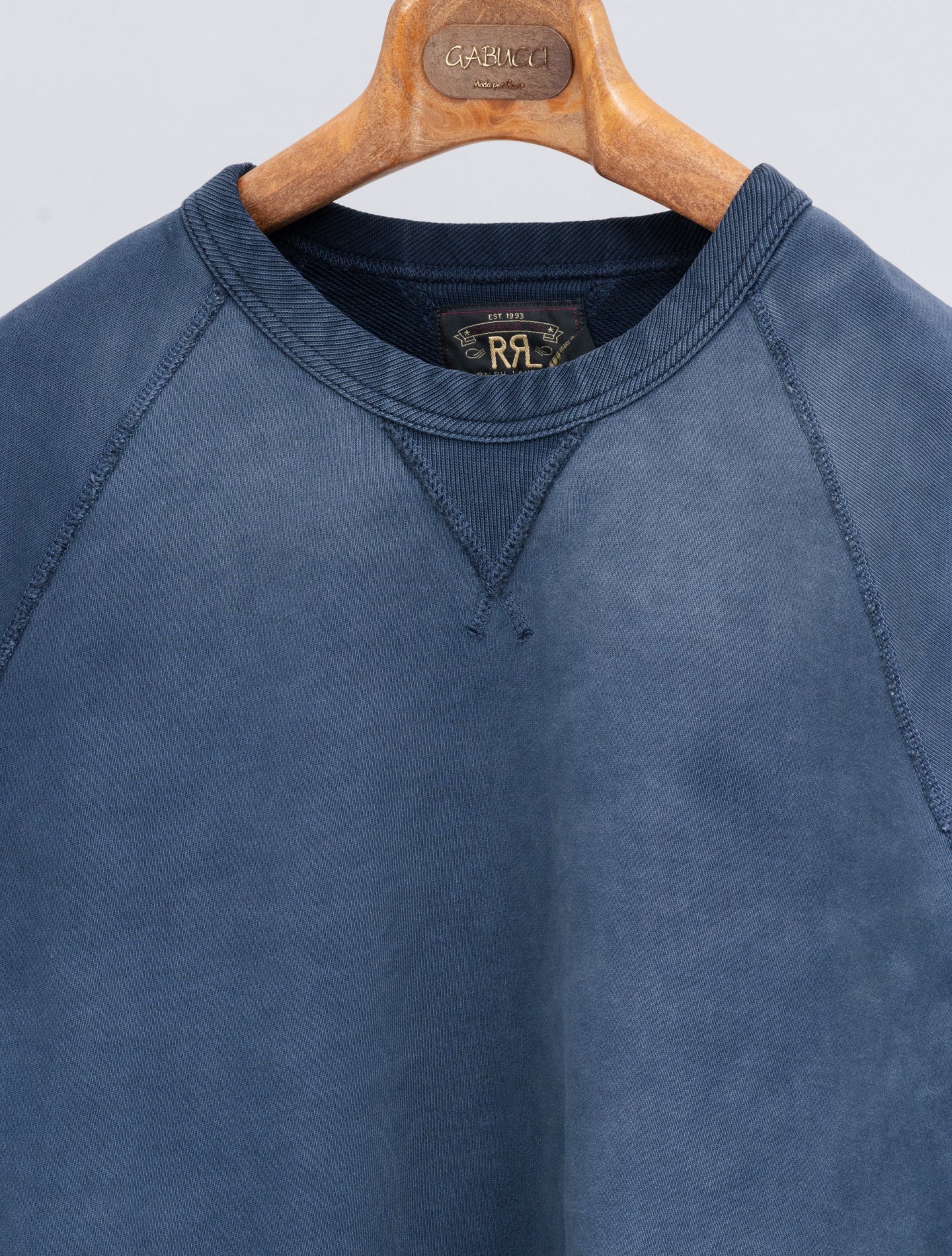Garment - Dyed French Terry Sweatshirt Navy RRL Knitwear S