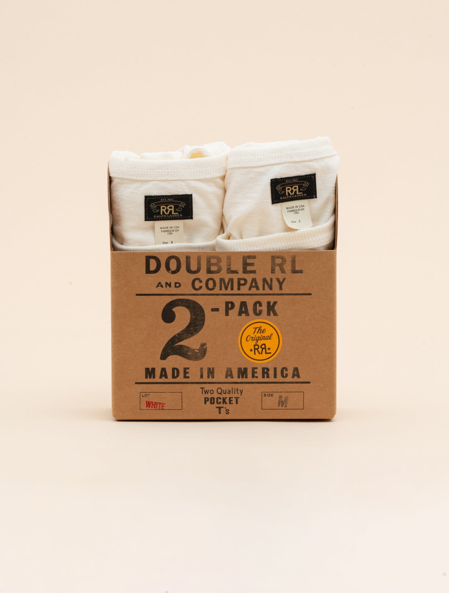 Garment - dyed Pocket T-shirt 2 - Pack Warm White RRL T-shirts S