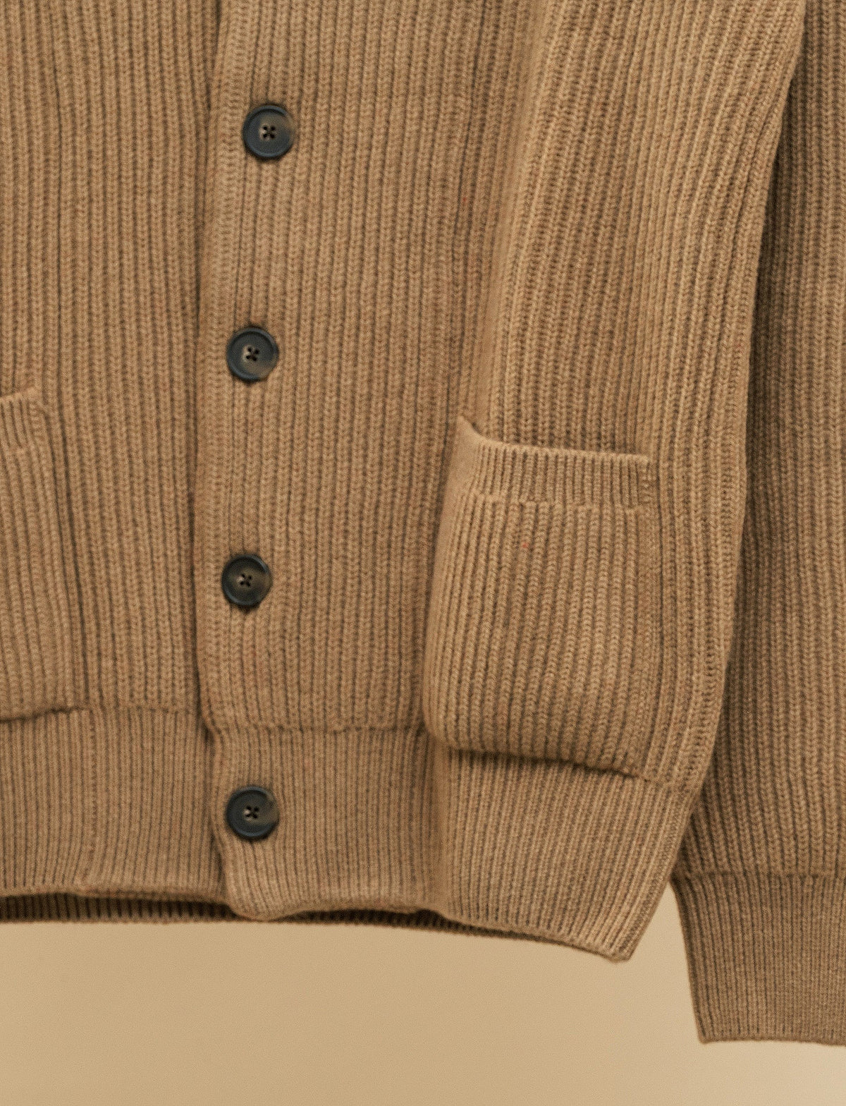 Geelong Shawl Cardigan Camel Gabucci Knitwear M