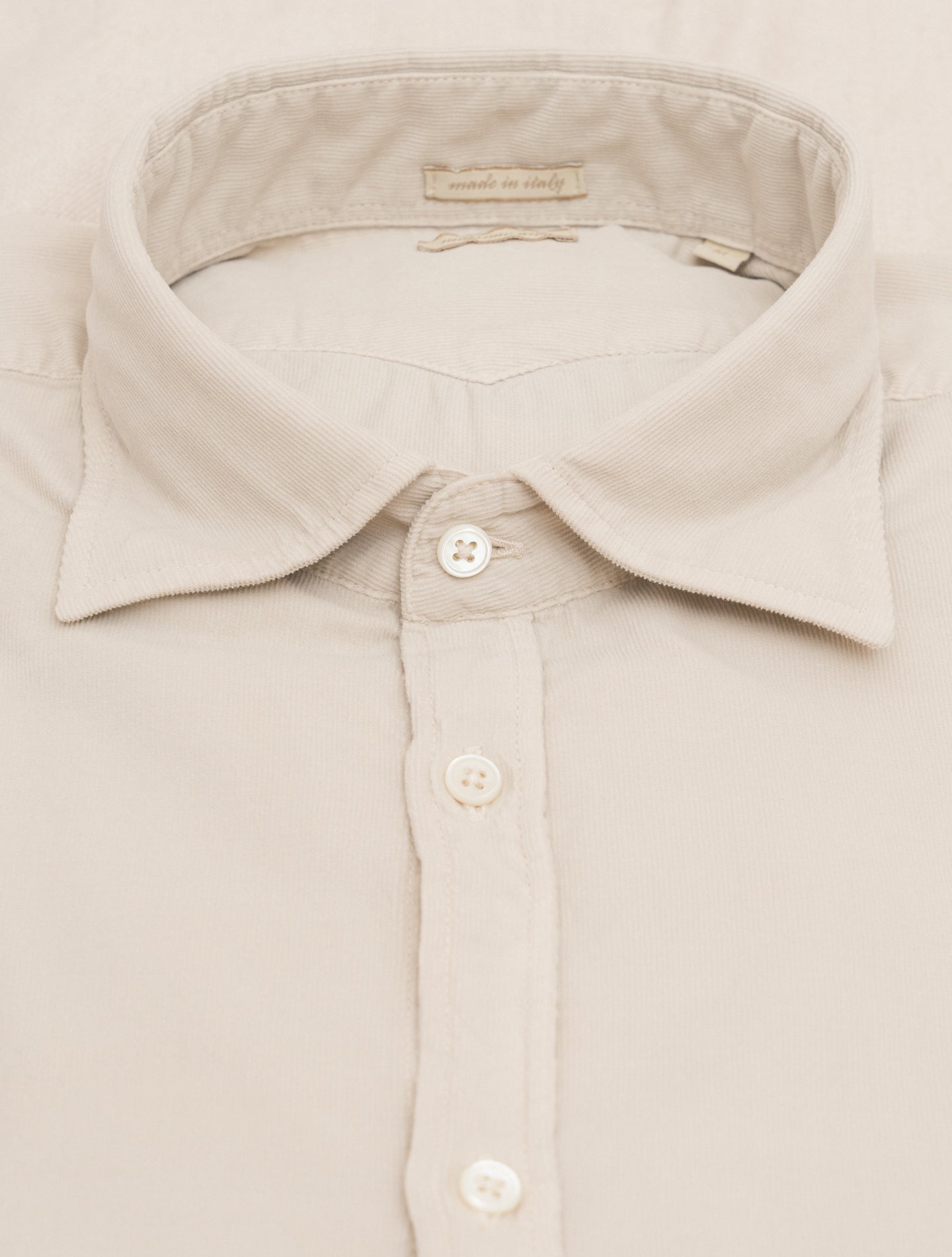 Genova Cotton Corduroy Shirt Calce Massimo Alba Shirts Gabucci