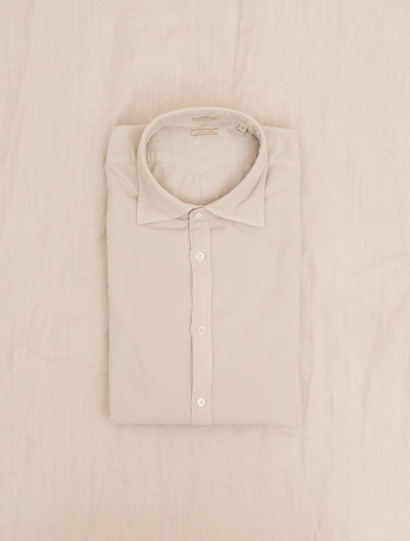 Genova Cotton Corduroy Shirt Calce Massimo Alba Shirts Gabucci