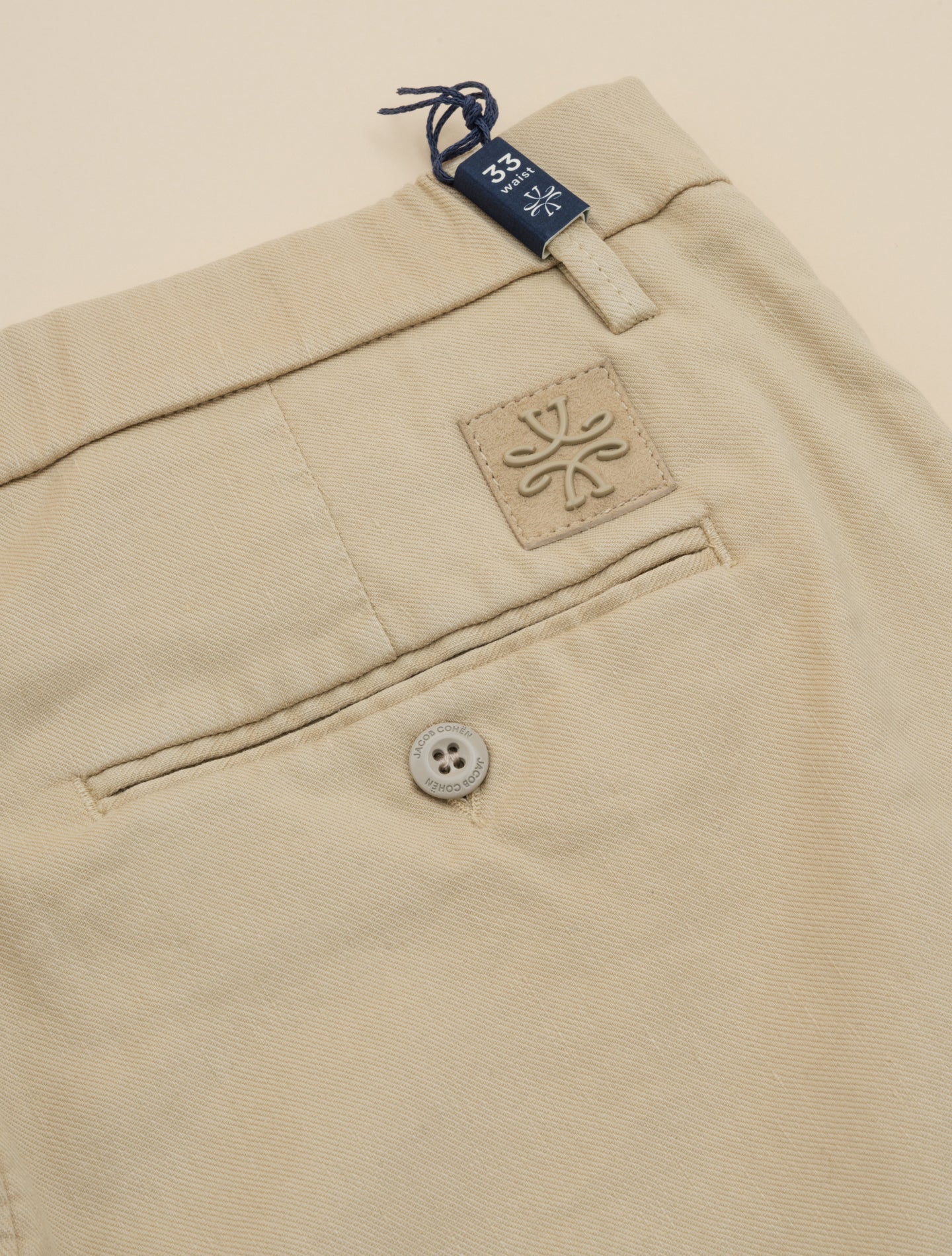 Gray Cotton Linen Trousers Sand Jacob Cohën Trousers 31