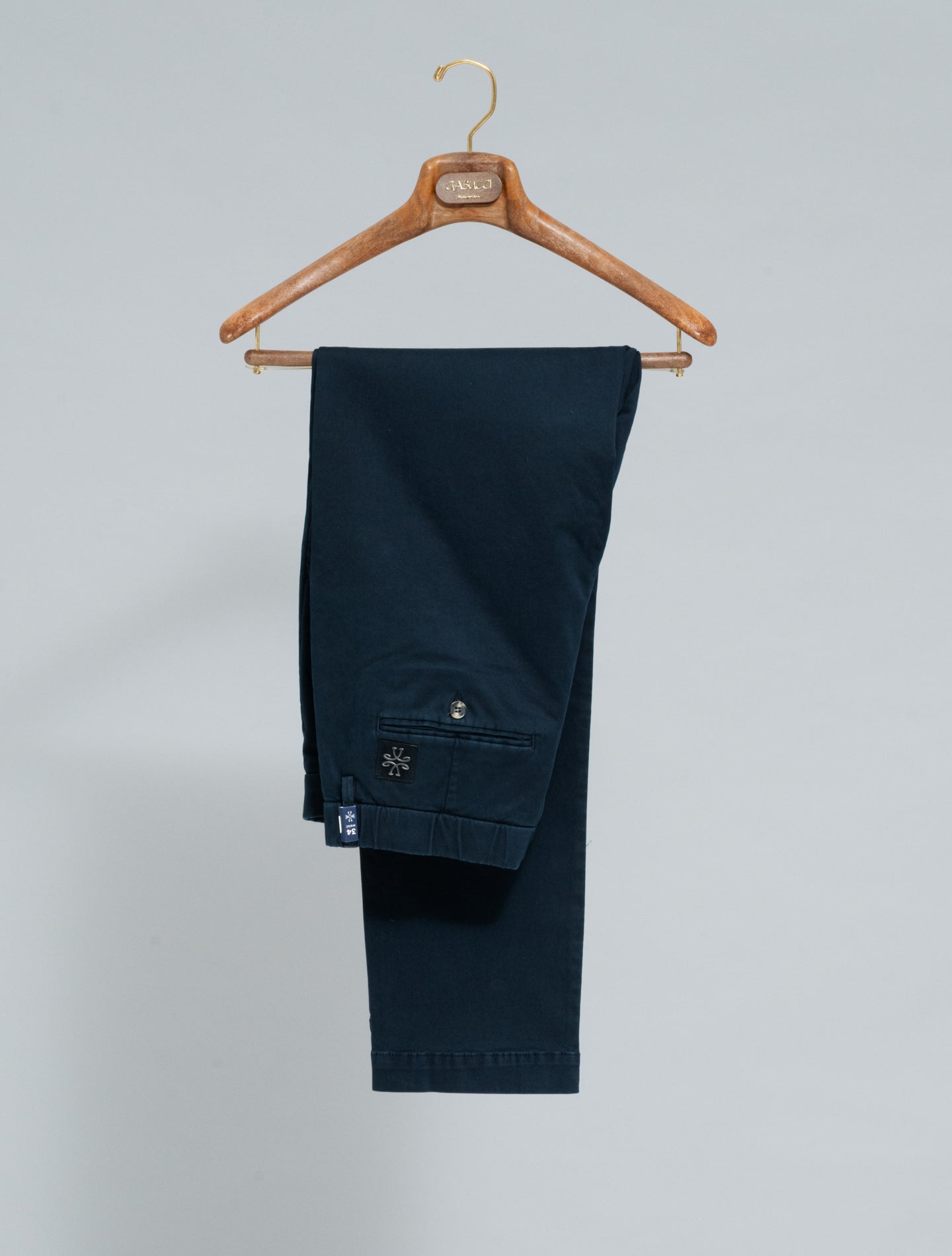 Gray Cotton Trousers Navy Jacob Cohën Trousers 31