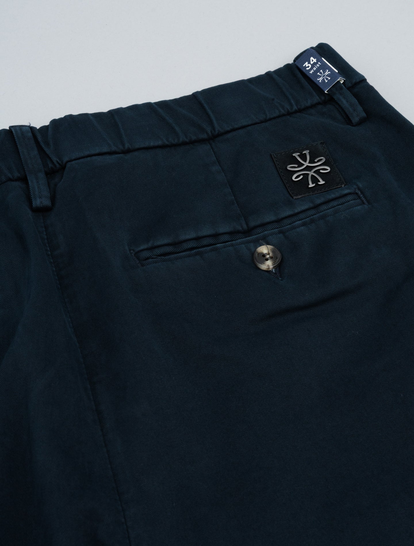 Gray Cotton Trousers Navy Jacob Cohën Trousers 31