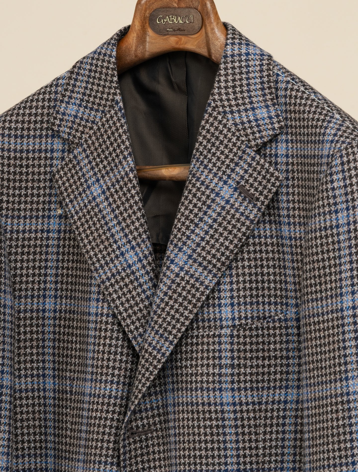 Handmade Single Breasted Checked Cashmere Jacket Brown Cesare Attolini Jackets 50